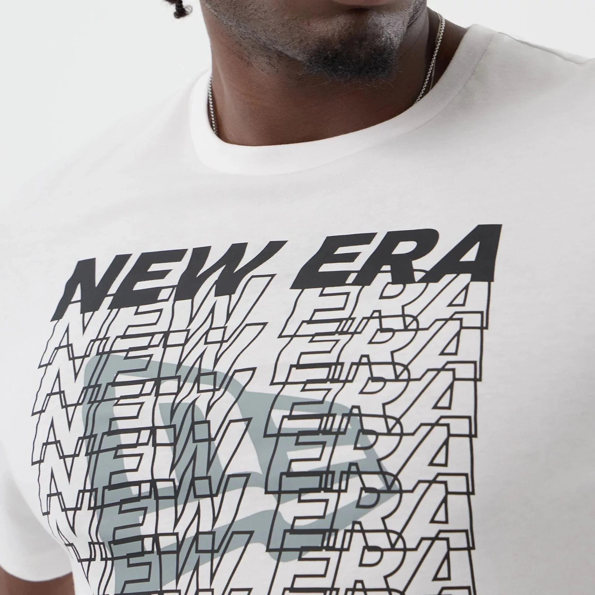 New Era Logo Graphic White T-Shirt