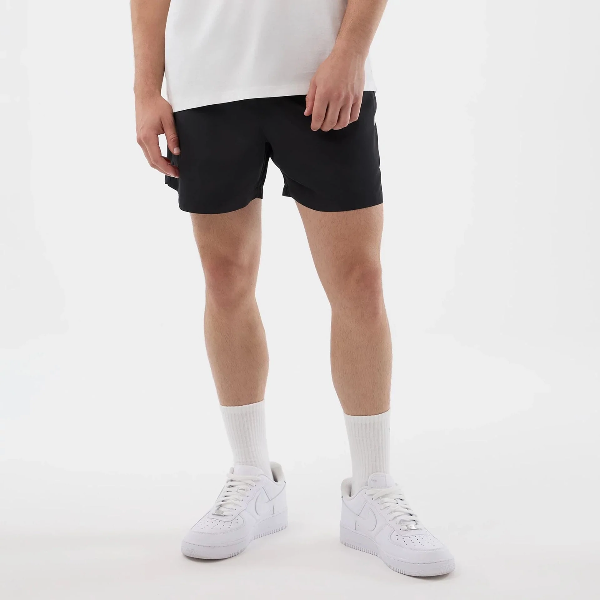 New Era Black Swimming Shorts