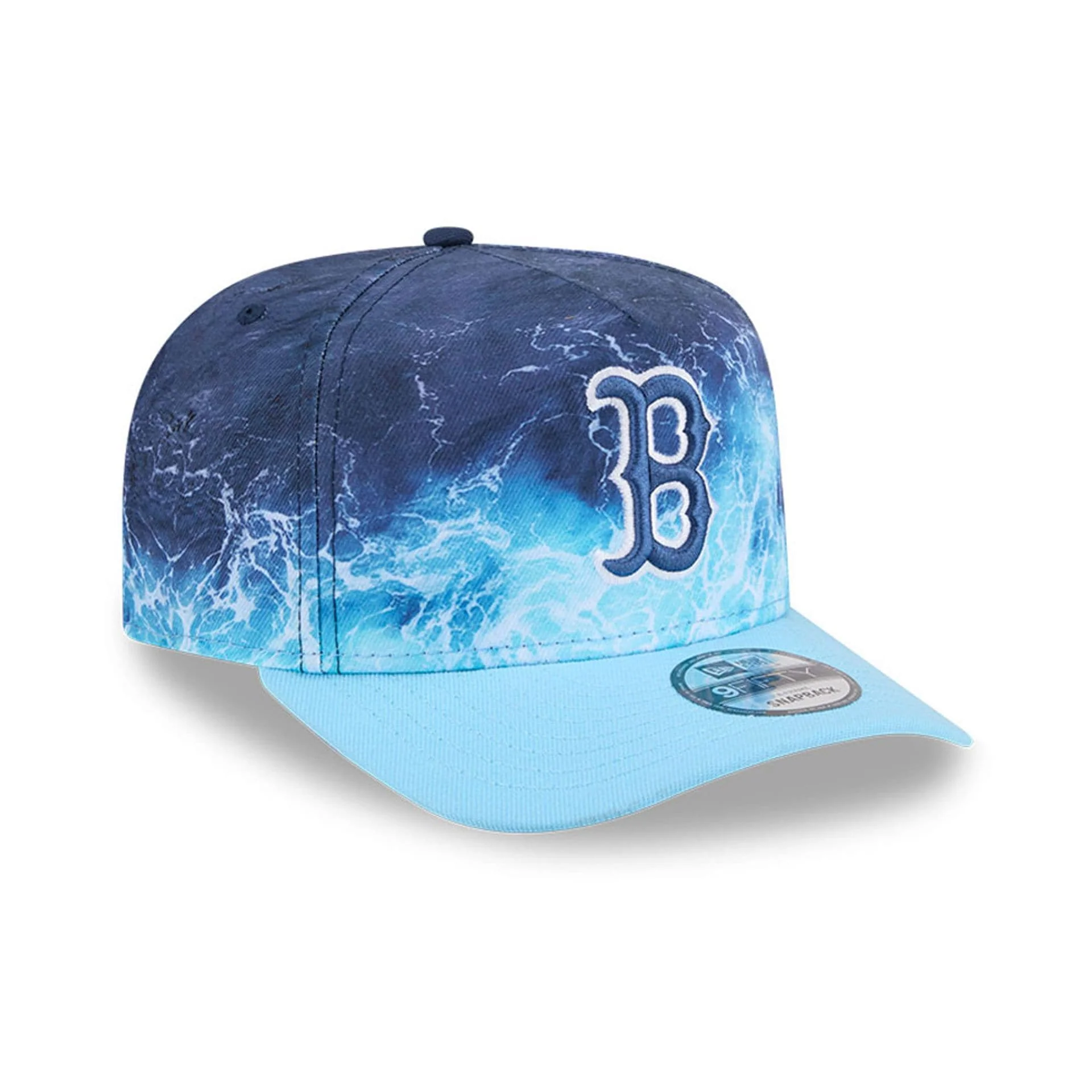 Red Sox MLB Deep Water Pastel Blue 9FIFTY A-Frame Snapback Adjustable Cap