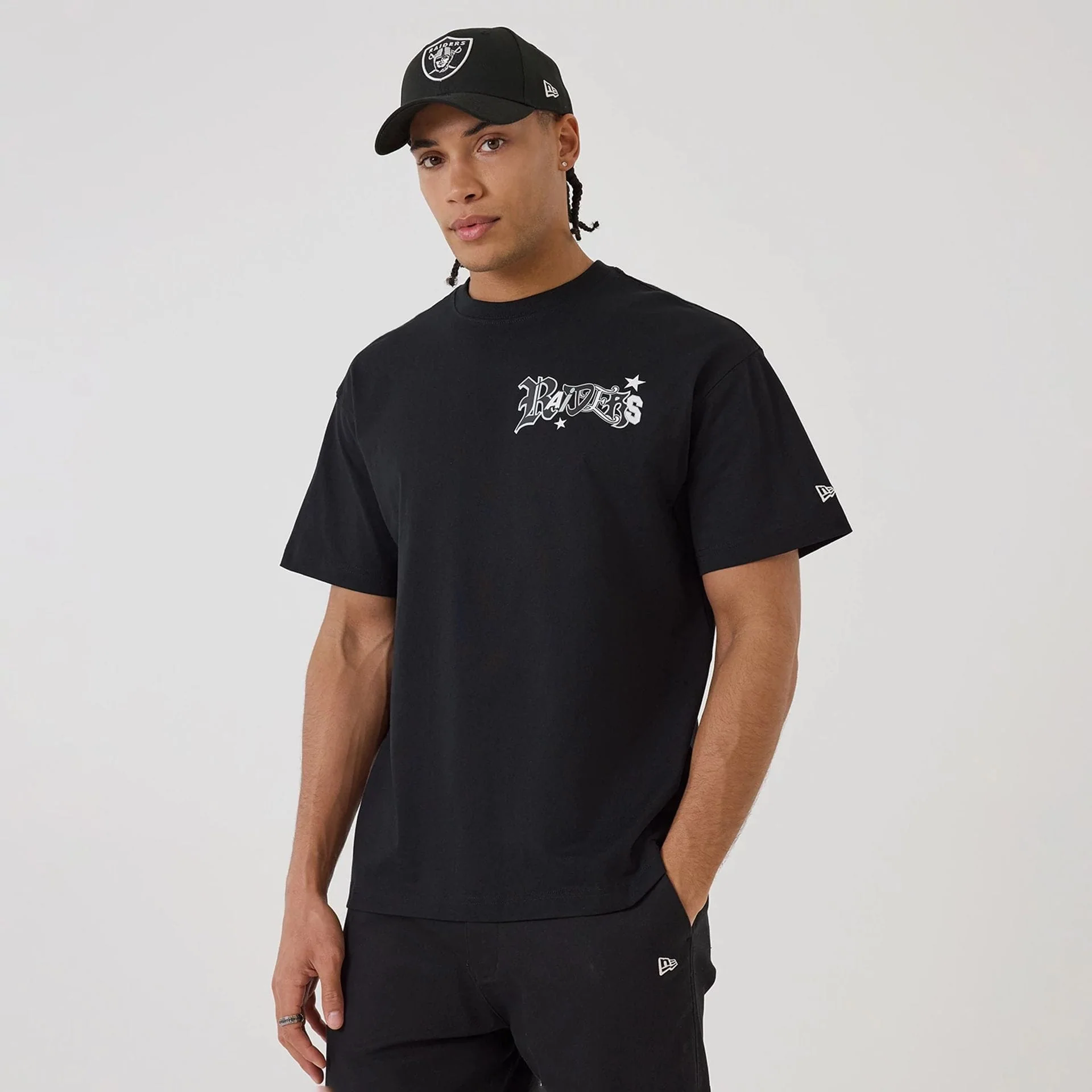 Las Vegas Raiders NFL Word Art Black T-Shirt