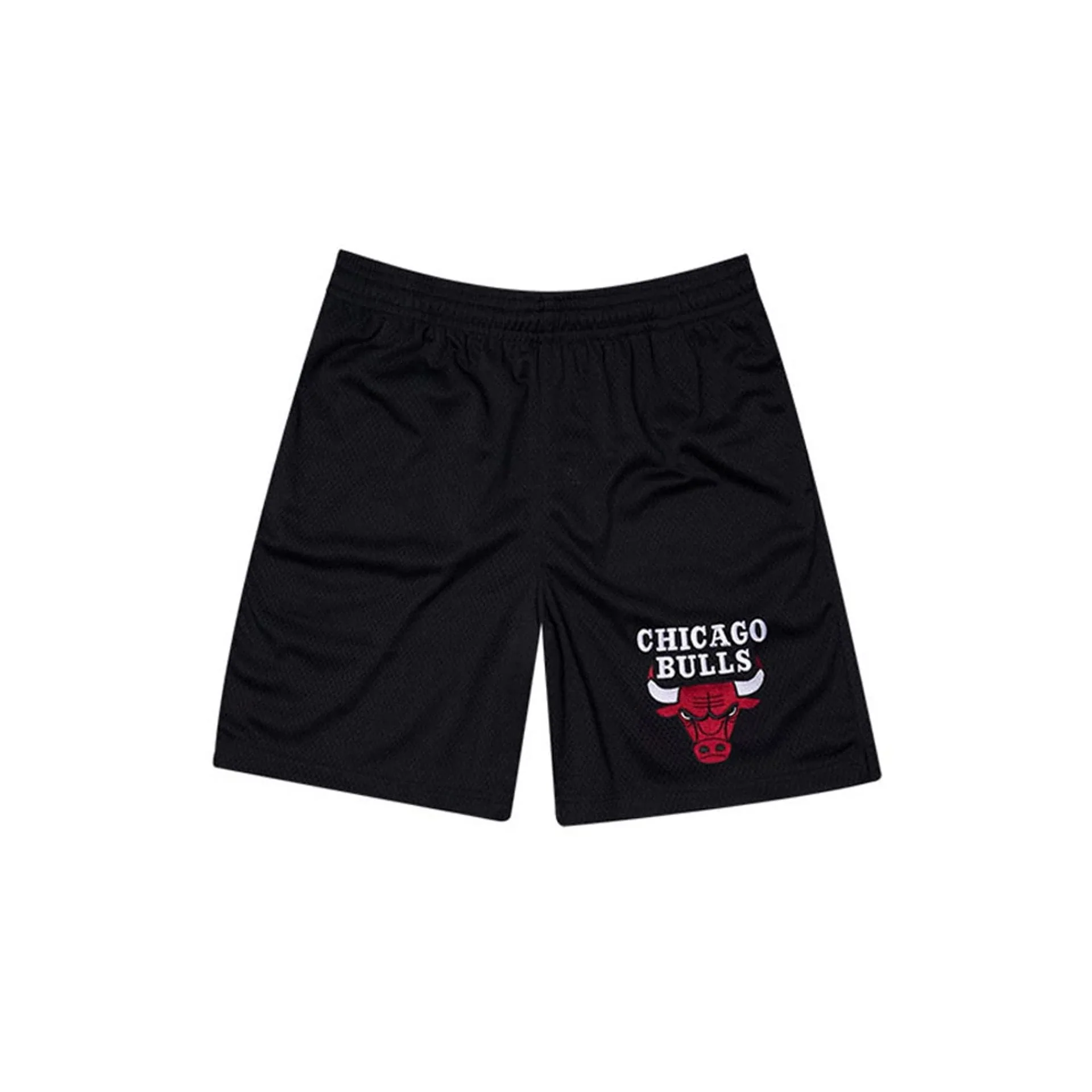 Chicago Bulls NBA Mesh Black Oversized Shorts