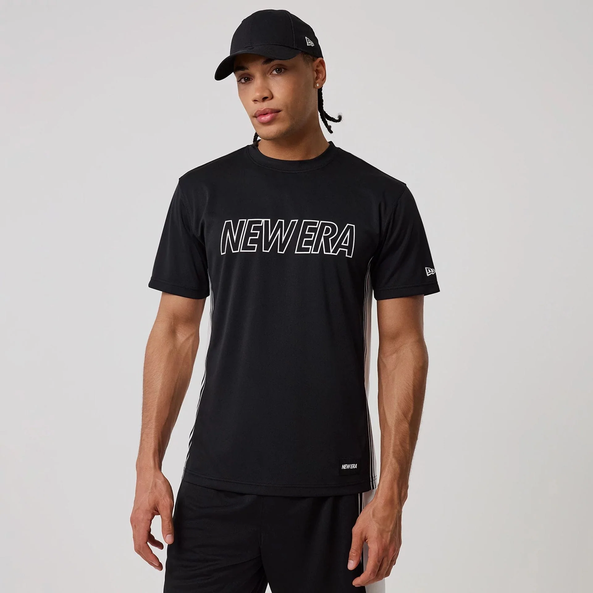 New Era Mesh Black T-Shirt