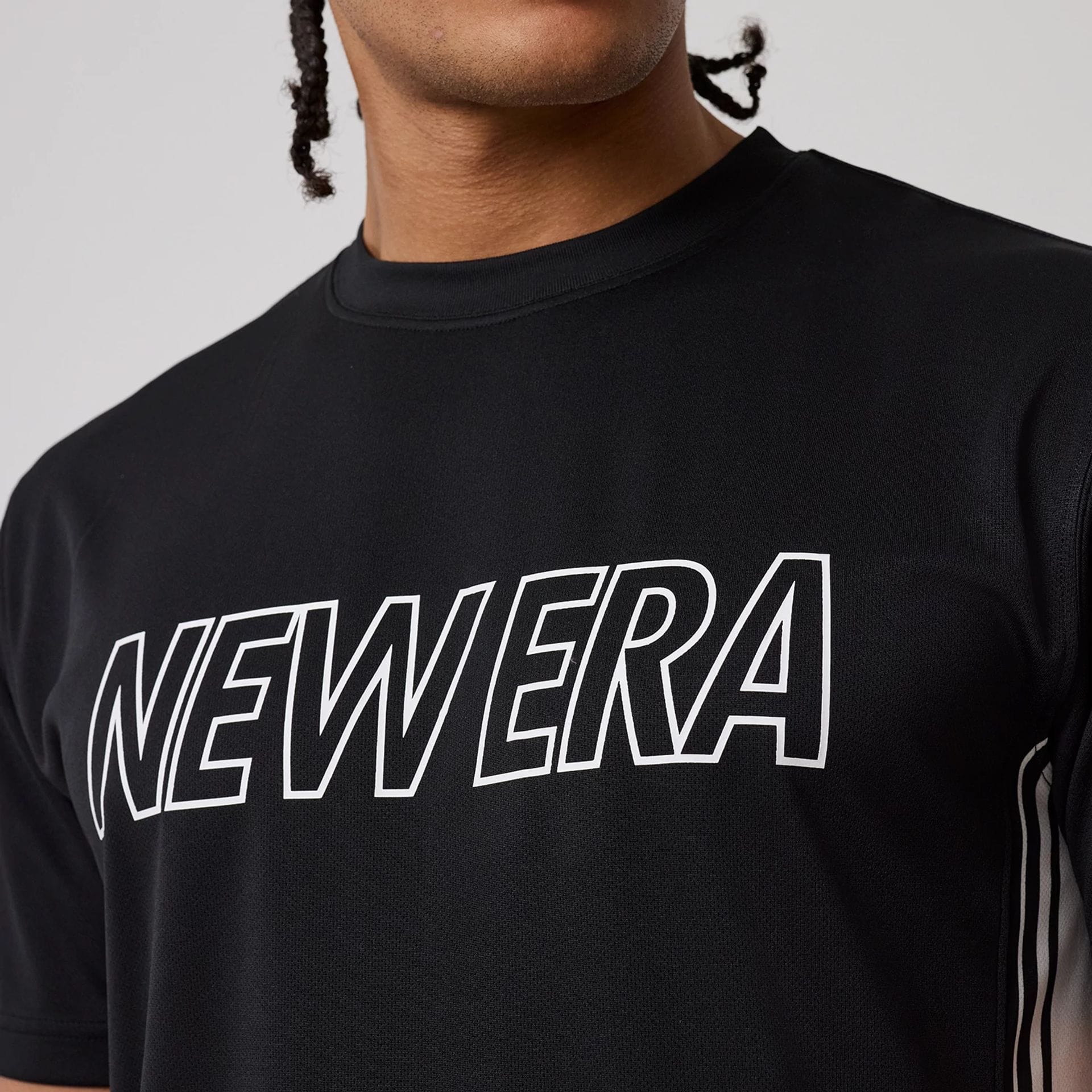 New Era Mesh Black T-Shirt