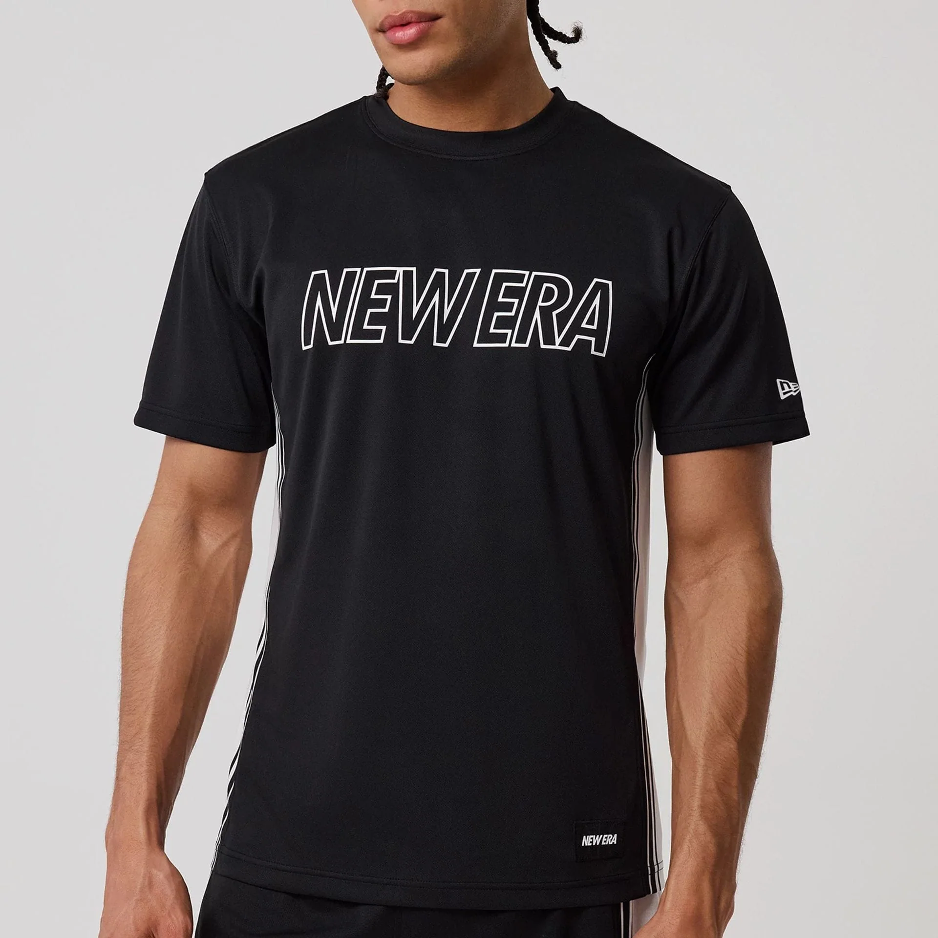 New Era Mesh Black T-Shirt