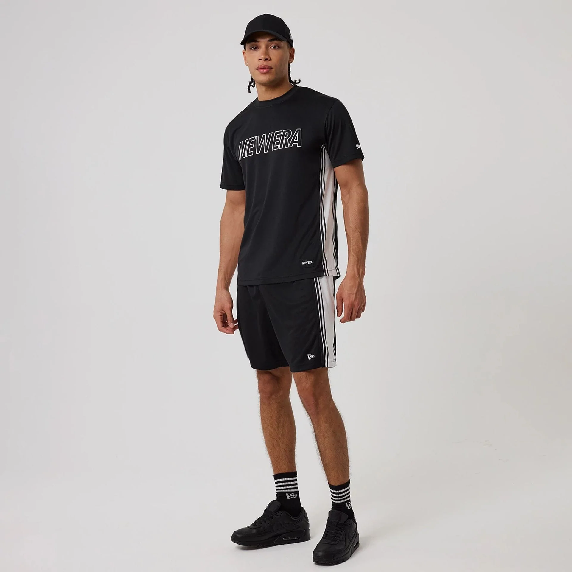 New Era Mesh Black T-Shirt