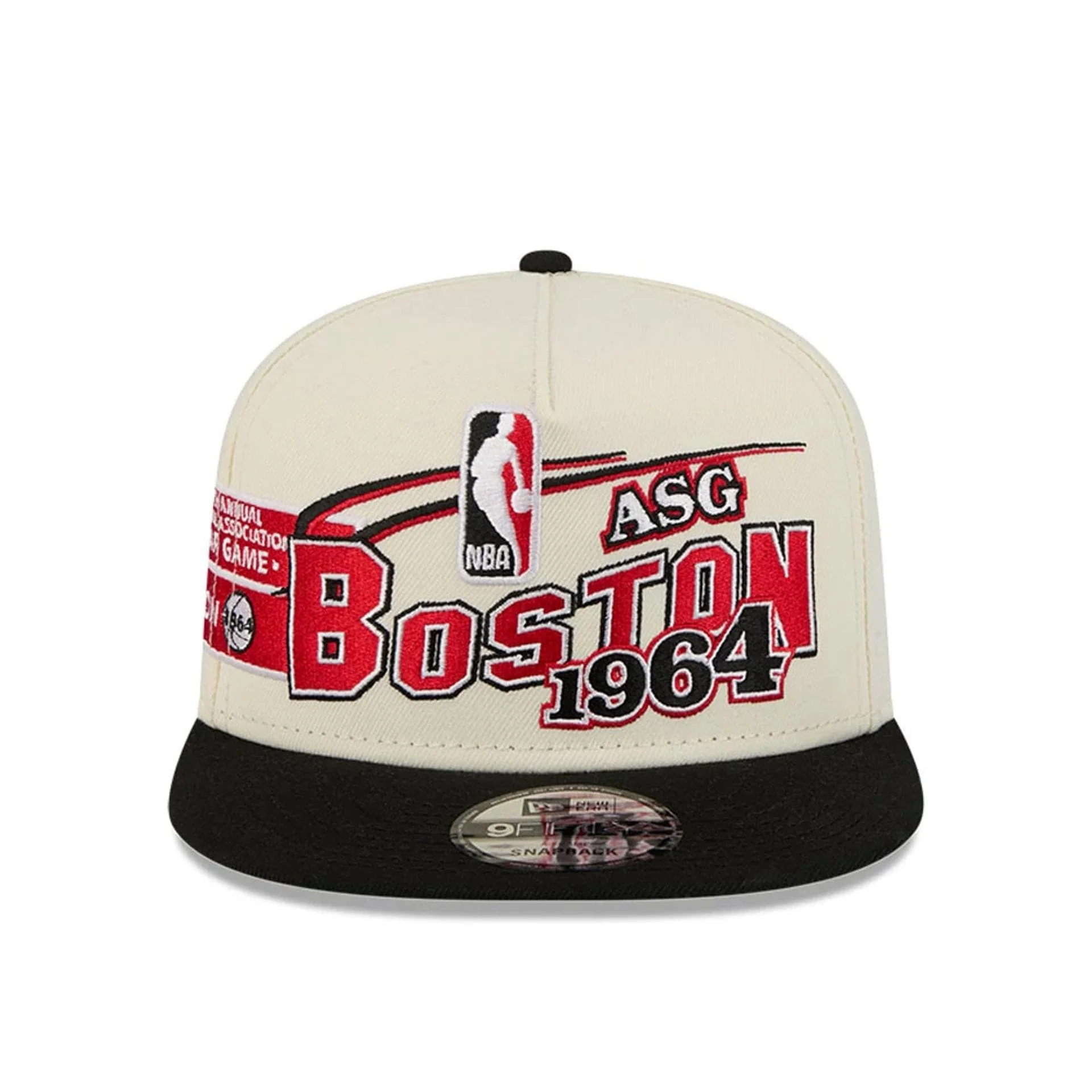 Celtics NBA Hardwood Classic ASG White 9FIFTY A-Frame Snapback Adjustable Cap