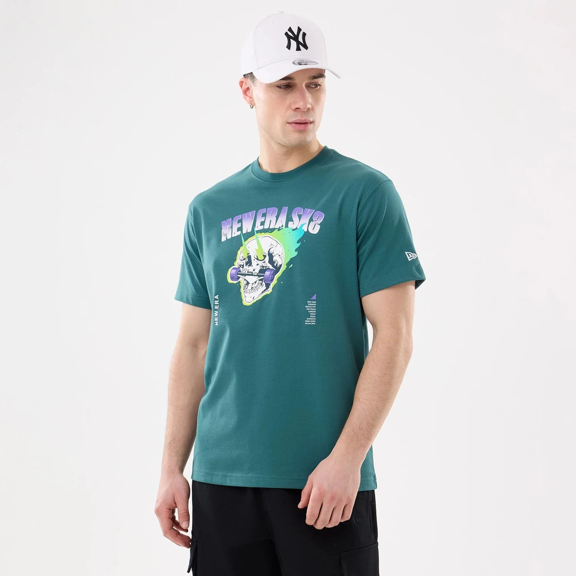 New Era SK8 Graphic Dark Green T-Shirt
