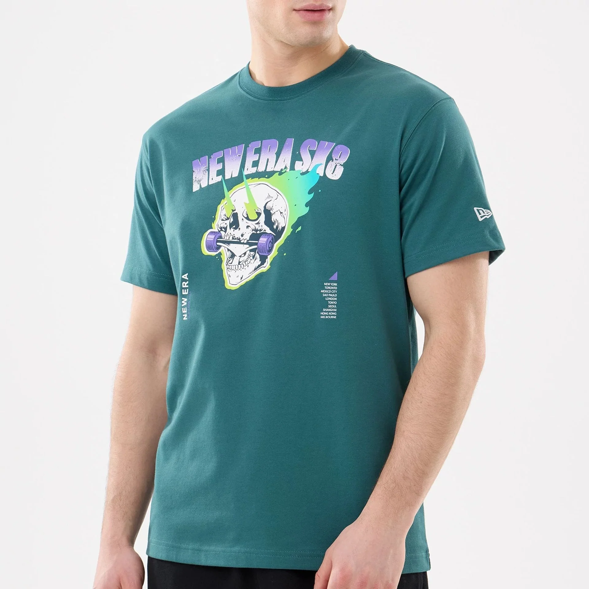 New Era SK8 Graphic Dark Green T-Shirt