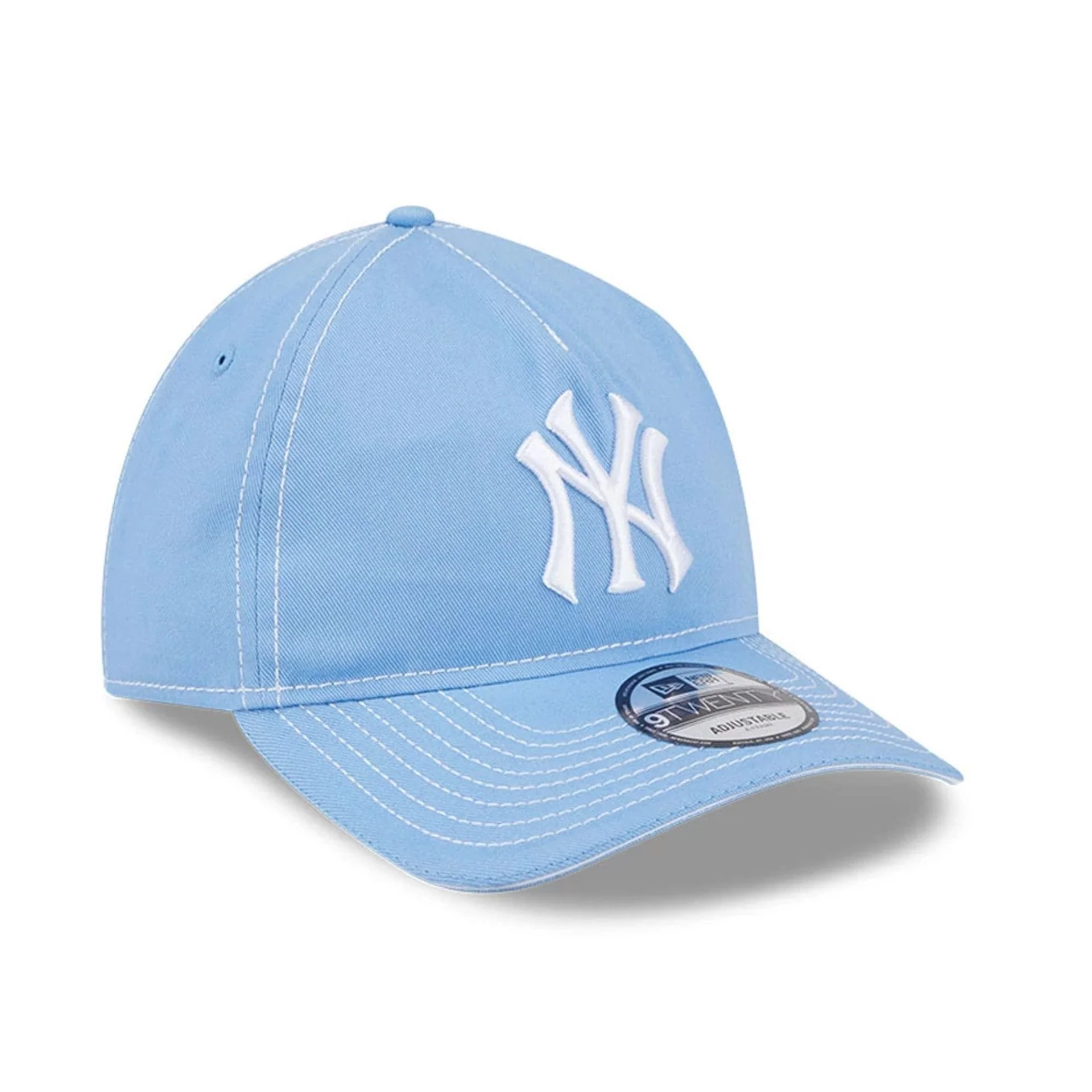 New York Yankees MLB Contrast Pastel Blue 9TWENTY A-Frame Adjustable Cap