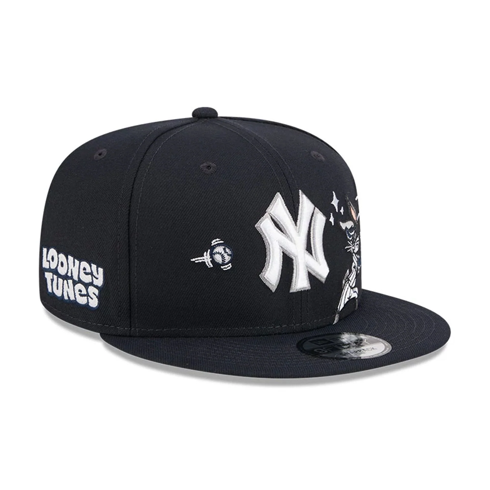 Yankees MLB X Looney Tunes Bugs Bunny Navy 9FIFTY Snapback Adjustable Cap