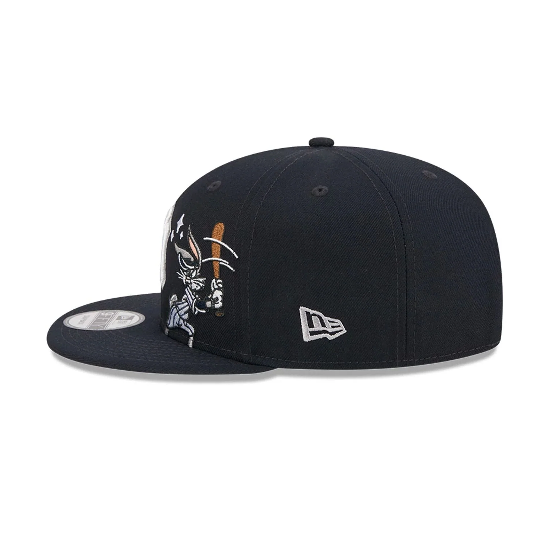 Yankees MLB X Looney Tunes Bugs Bunny Navy 9FIFTY Snapback Adjustable Cap