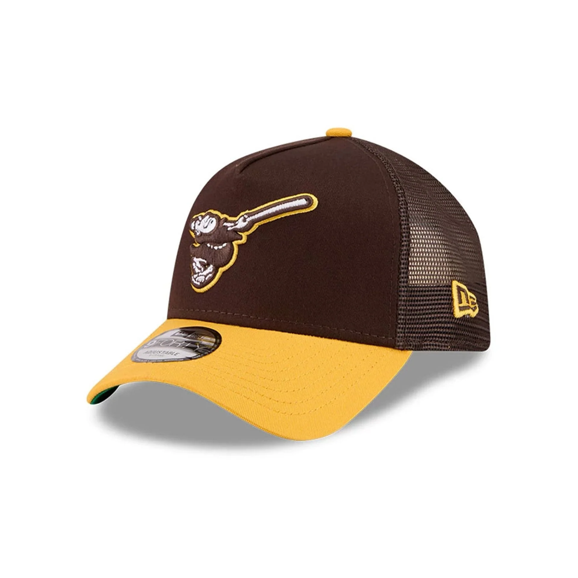 16423-padres-mlb-x-anchorman-whammy-dark-brown-9forty-a-frame-trucker-adjustable-cap-4.webp Padres MLB X Anchorman Whammy Dark Brown 9FORTY A-Frame Trucker Adjustable Cap