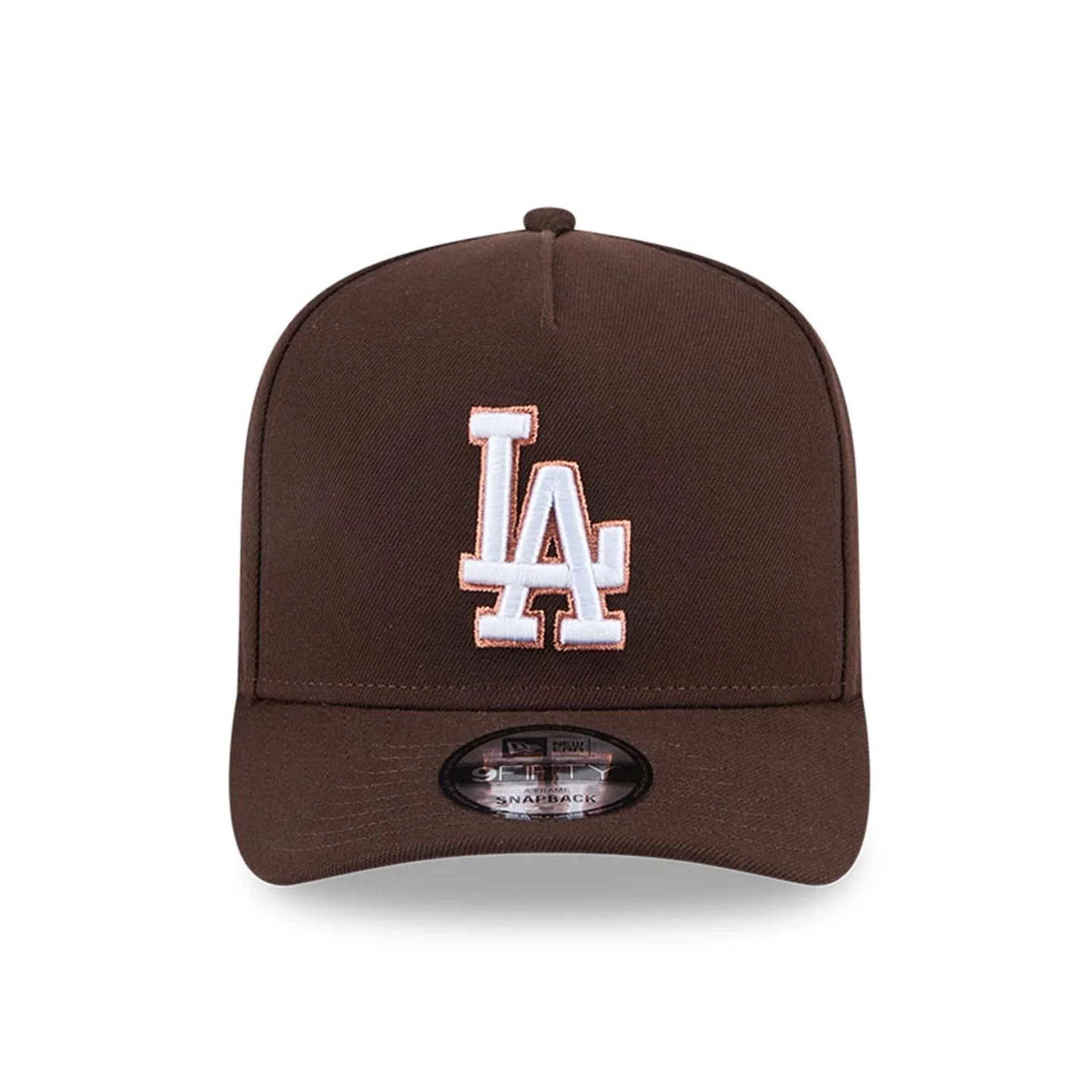 16426-la-dodgers-mlb-metallic-dark-brown-9fifty-a-frame-snapback-adjustable-cap-3.webp LA Dodgers MLB Metallic Dark Brown 9FIFTY A-Frame Snapback Adjustable Cap