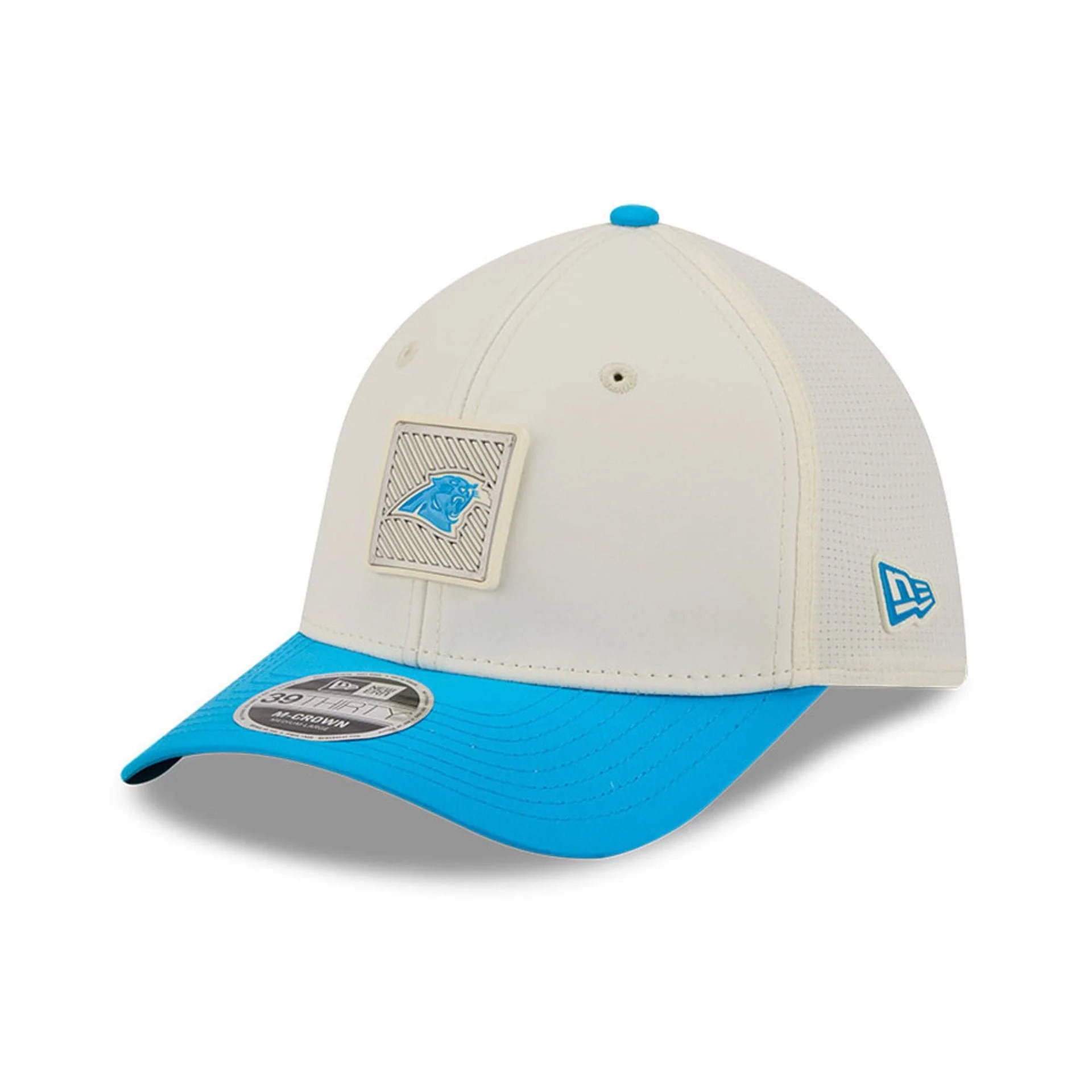 16446-carolina-panthers-nfl-training-2026-white-39thirty-m-crown-stretch-fit-cap-3.webp Carolina Panthers NFL Training 2026 White 39THIRTY M-Crown Stretch Fit Cap
