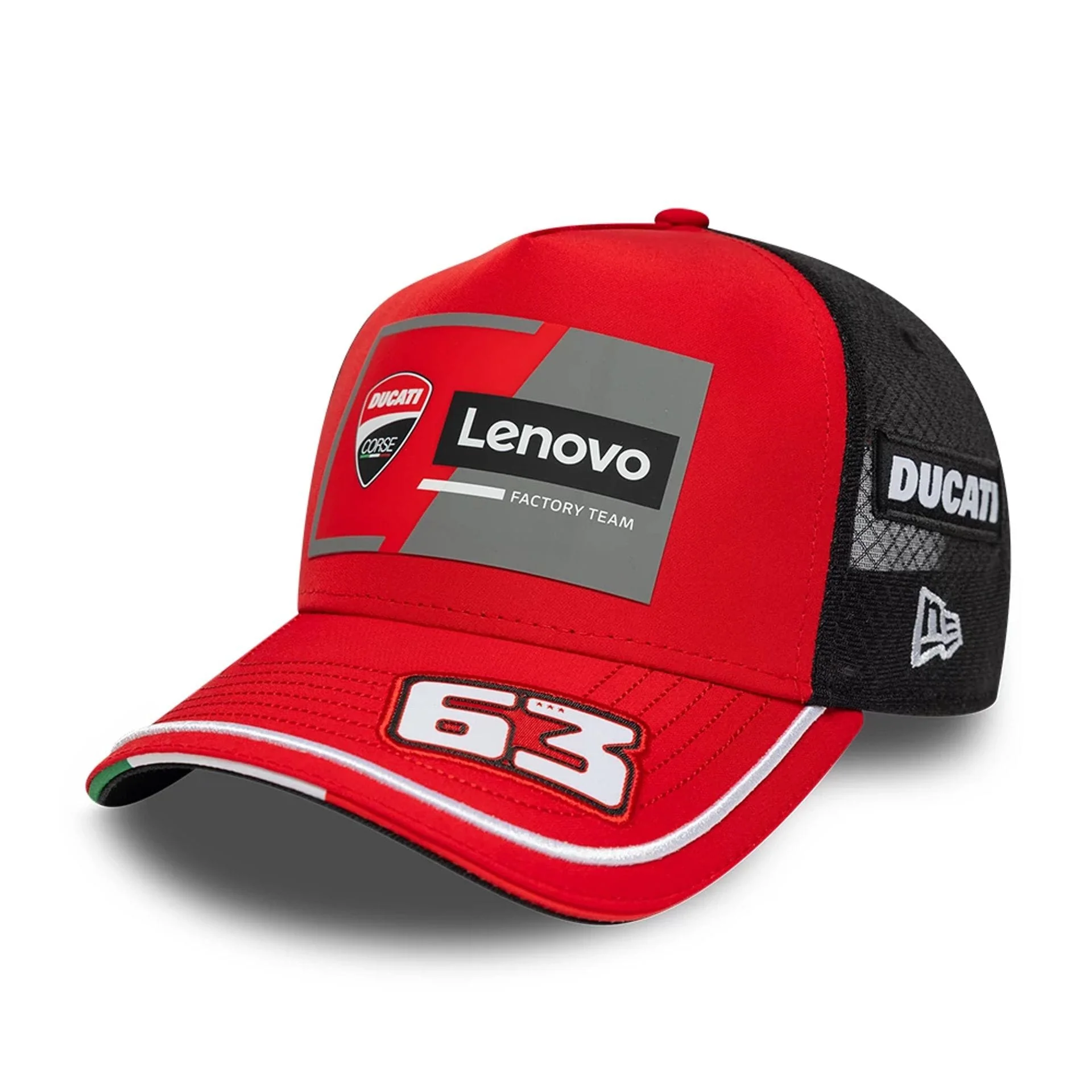 Ducati Motor Replica Francesco Bagnaia Red 9FORTY E-Frame Adjustable Cap