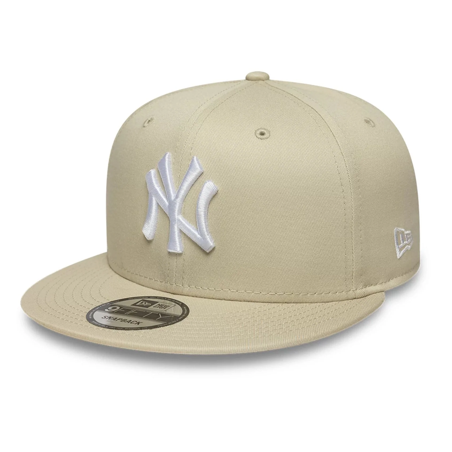 New York Yankees MLB League Essential Light Beige 9FIFTY Snapback Adjustable Cap