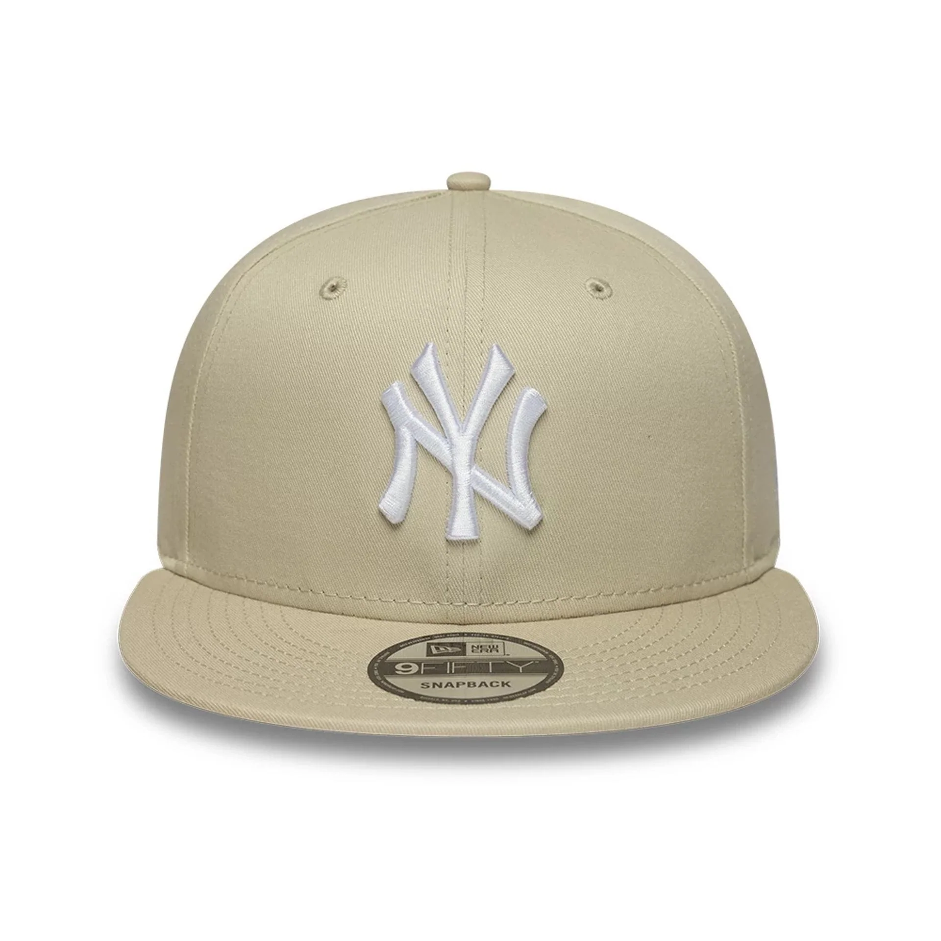 New York Yankees MLB League Essential Light Beige 9FIFTY Snapback Adjustable Cap