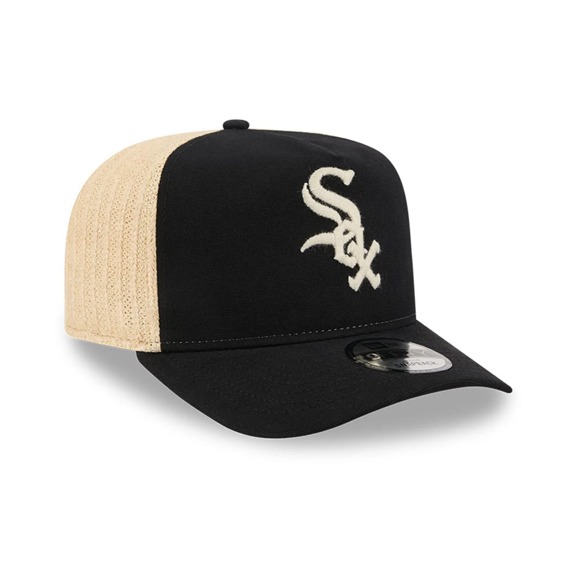 16828-chicago-white-sox-mlb-grained-black-9fifty-a-frame-snapback-adjustable-cap-4.webp Chicago White Sox MLB Grained Black 9FIFTY A-Frame Snapback Adjustable Cap