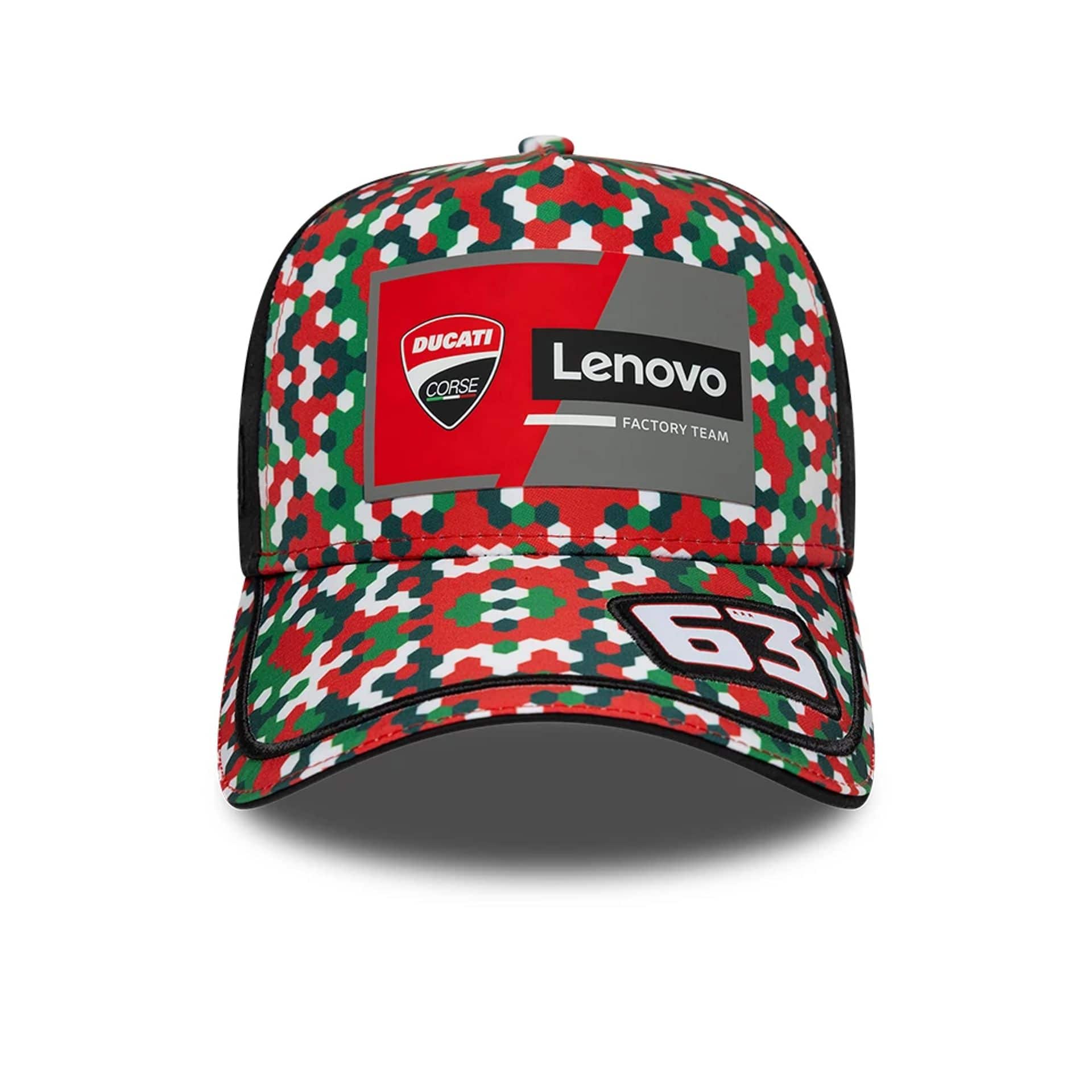 Ducati Motor Replica Francesco Bagnaia Mugello Race Special Multicolor 9FORTY E-Frame Adjustable Cap