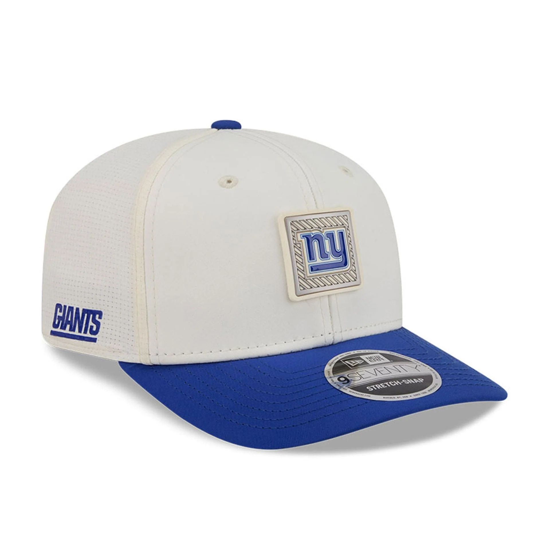 New York Giants NFL Training 2026 White 9SEVENTY Stretch Snap Adjustable Cap