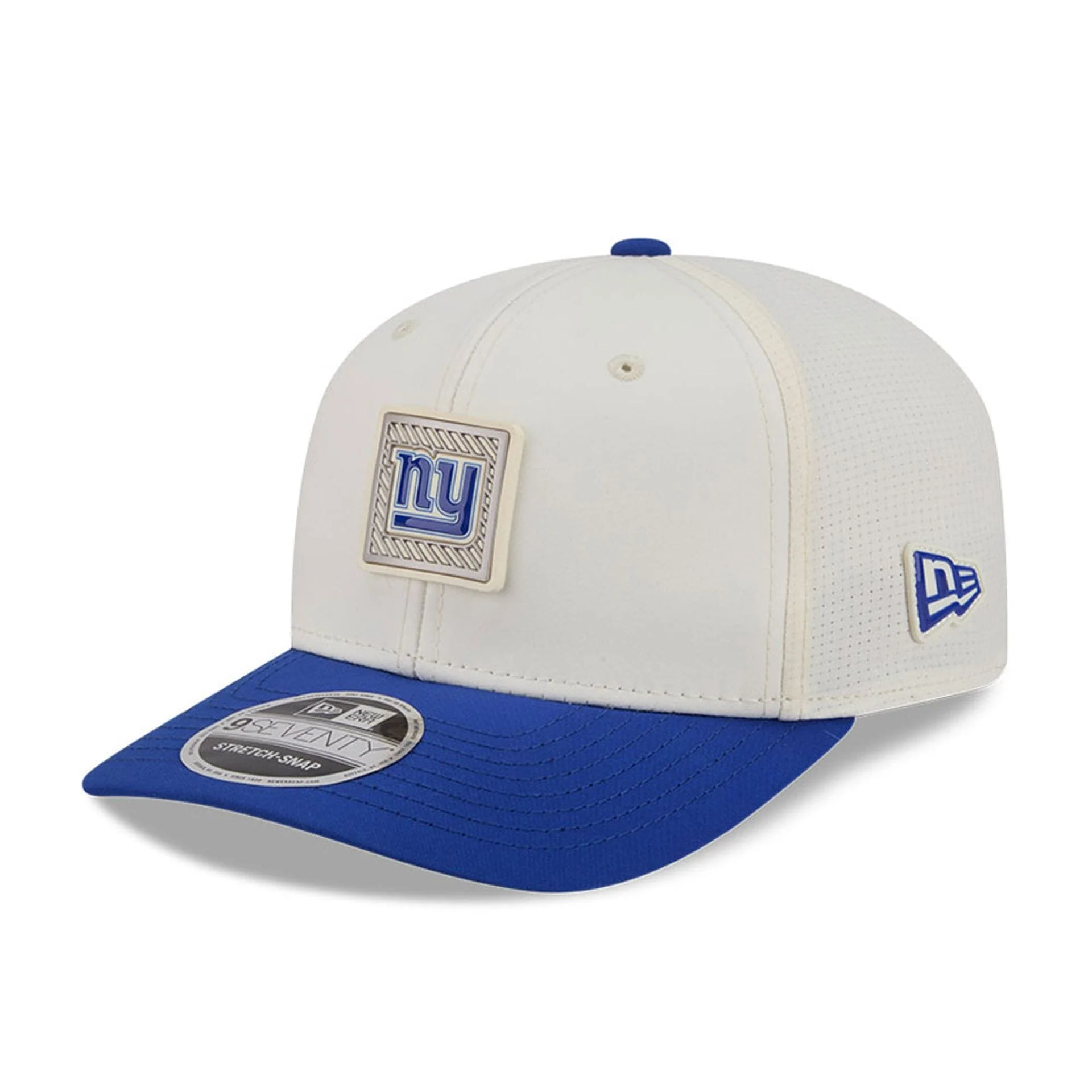 New York Giants NFL Training 2026 White 9SEVENTY Stretch Snap Adjustable Cap