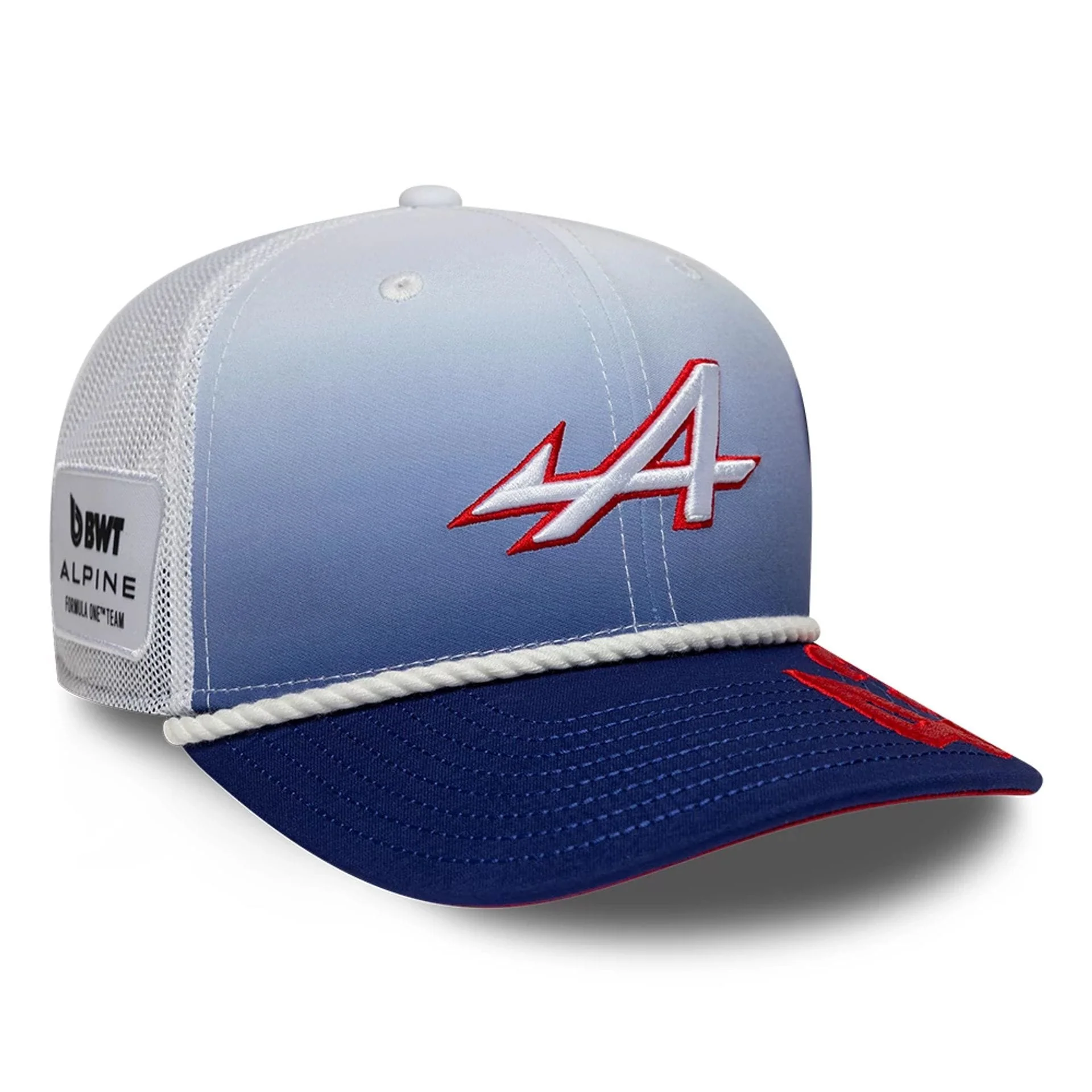 Alpine Racing Franco Colapinto Silverstone Race Special White 9SEVENTY Stretch Snap Adjustable Cap
