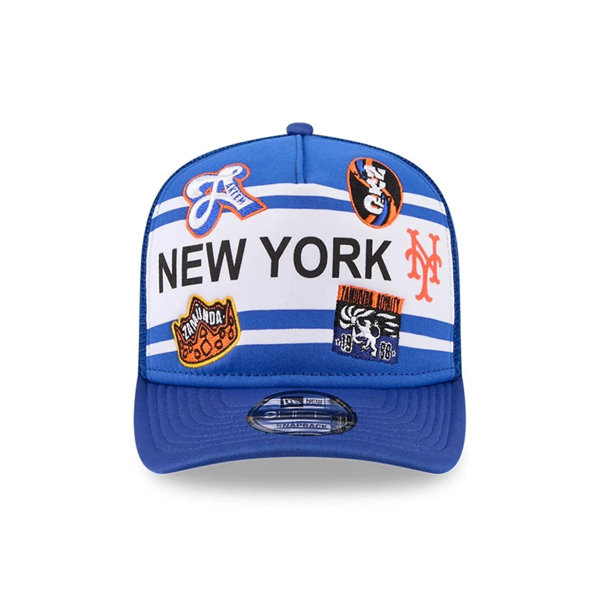 Mets MLB X Coming To America Blue 9FIFTY A-Frame Snapback Adjustable Cap