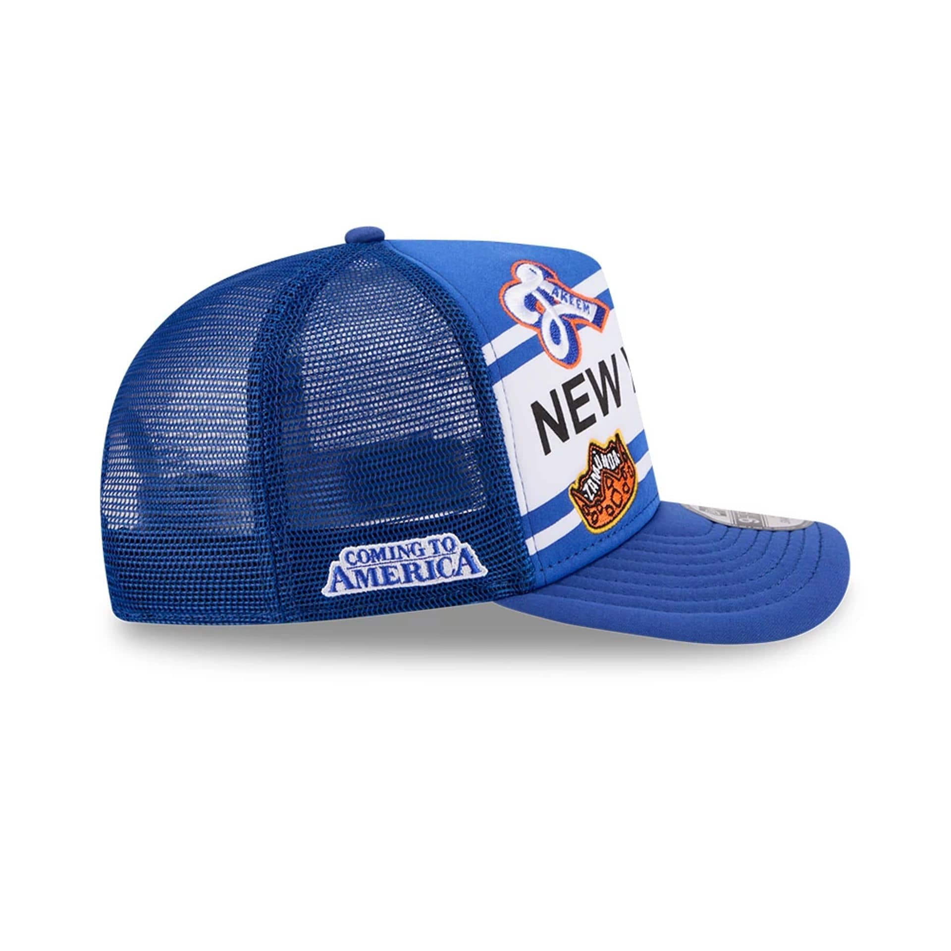 Mets MLB X Coming To America Blue 9FIFTY A-Frame Snapback Adjustable Cap