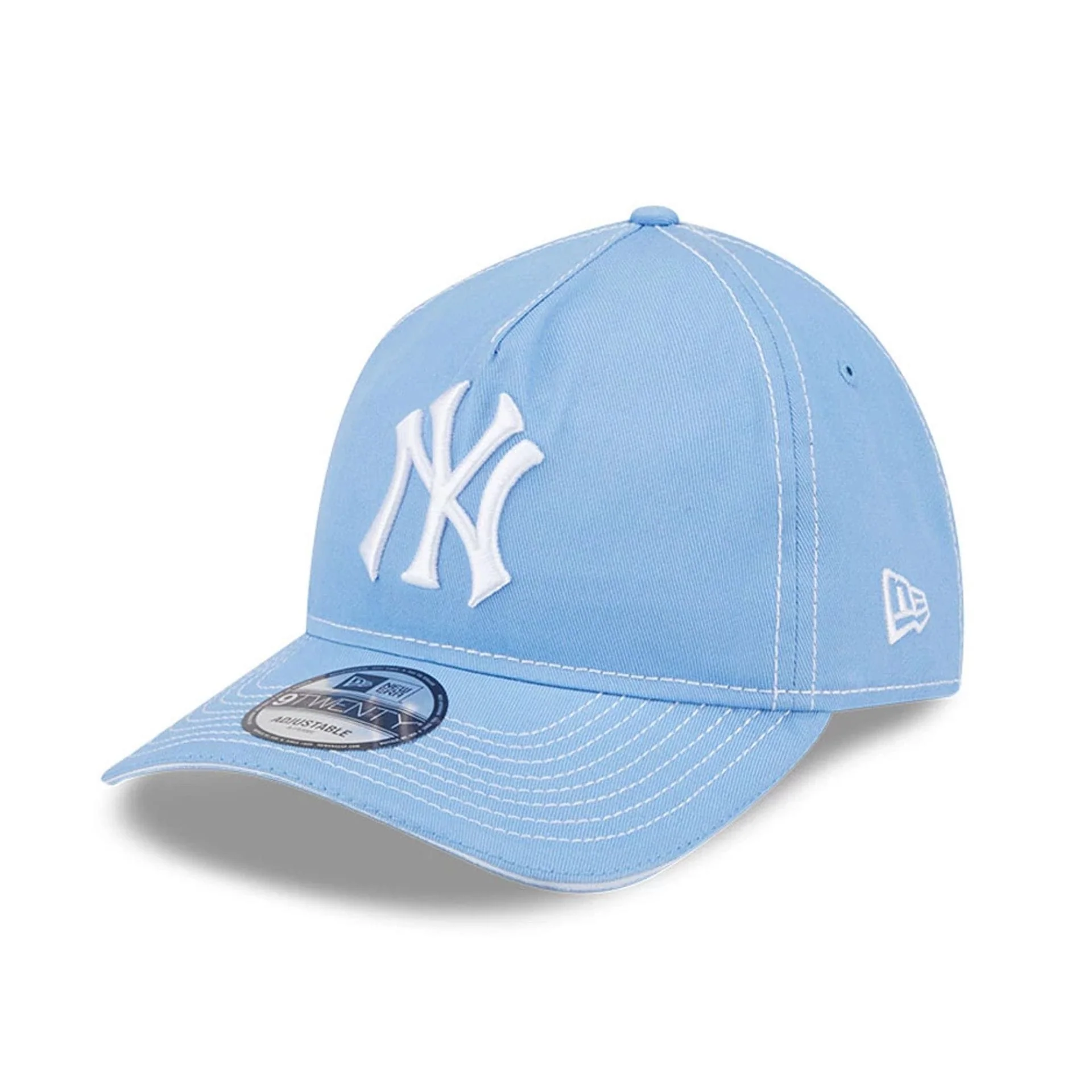 New York Yankees MLB Contrast Pastel Blue 9TWENTY A-Frame Adjustable Cap