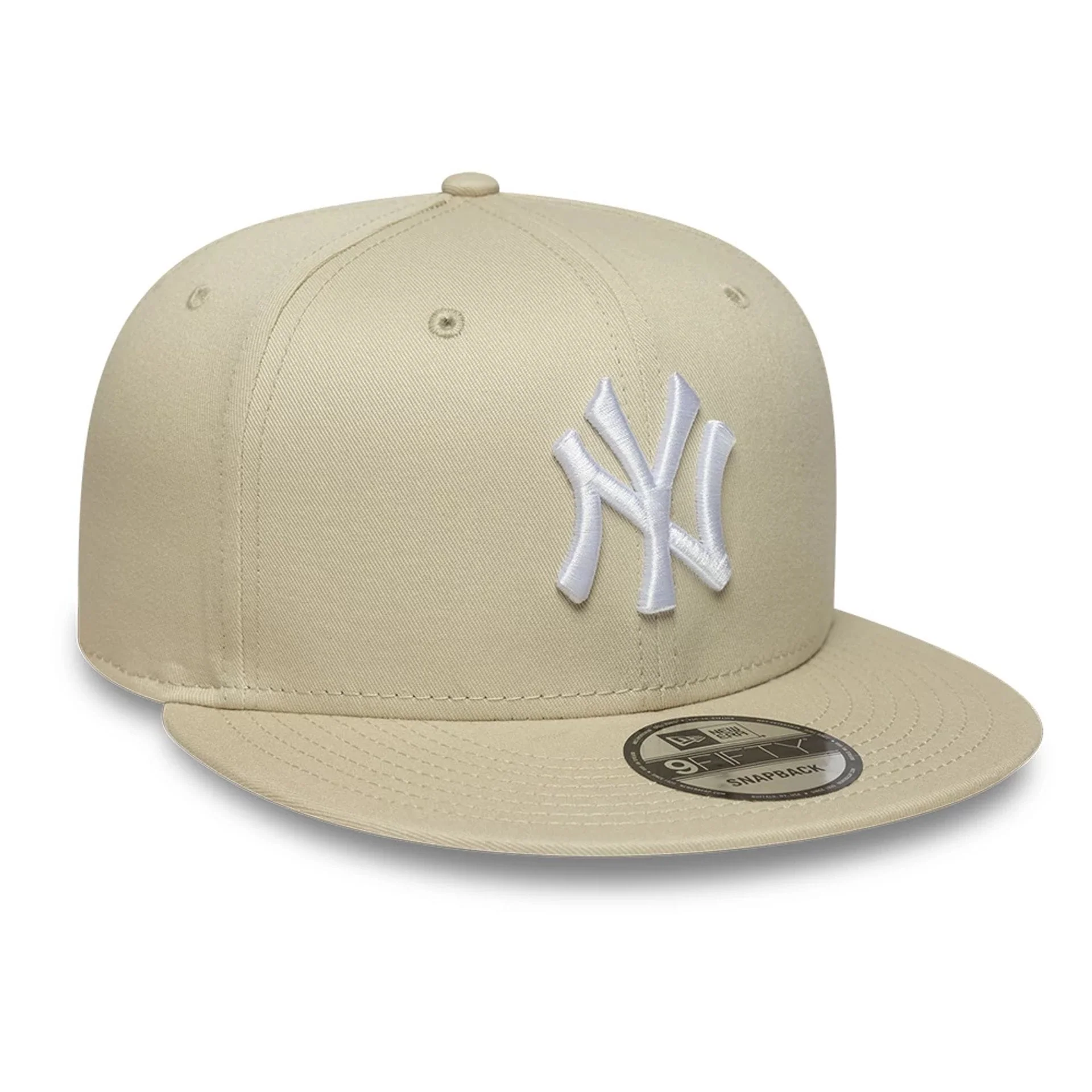 New York Yankees MLB League Essential Light Beige 9FIFTY Snapback Adjustable Cap