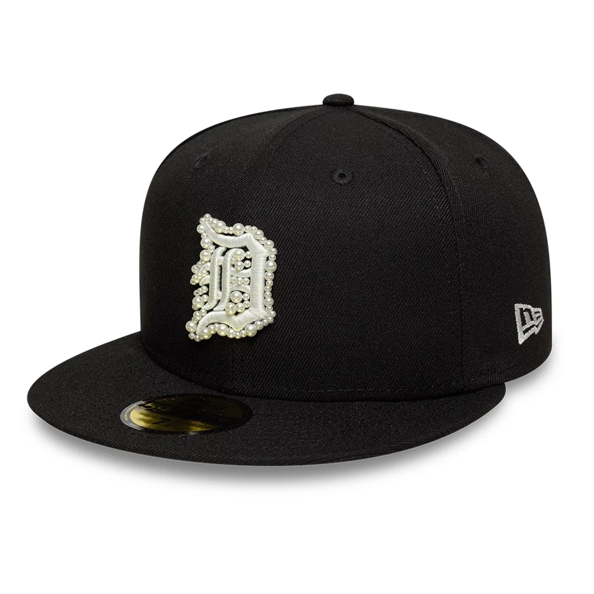 Detroit Tigers MLB Faux Pearl Black 59FIFTY Fitted Cap