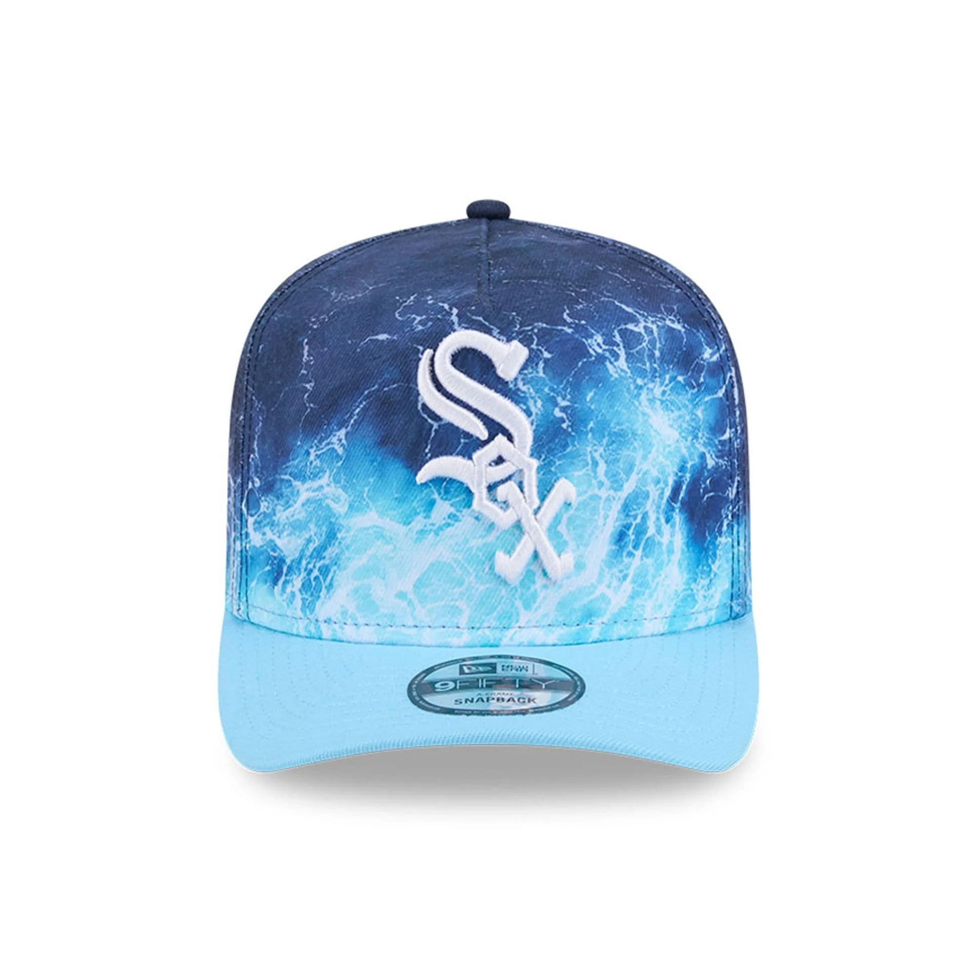 White Sox MLB Deep Water Pastel Blue 9FIFTY A-Frame Snapback Adjustable Cap