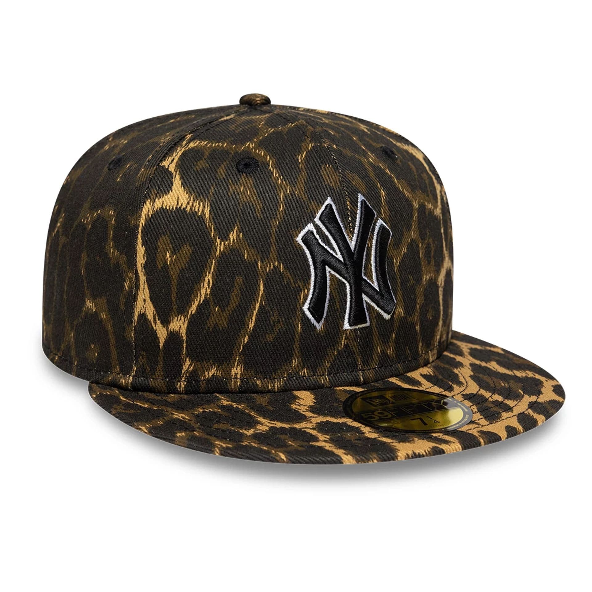 2360-new-york-yankees-mlb-leopard-black-59fifty-fitted-cap-4.jpg New York Yankees MLB Leopard Black 59FIFTY Fitted Cap