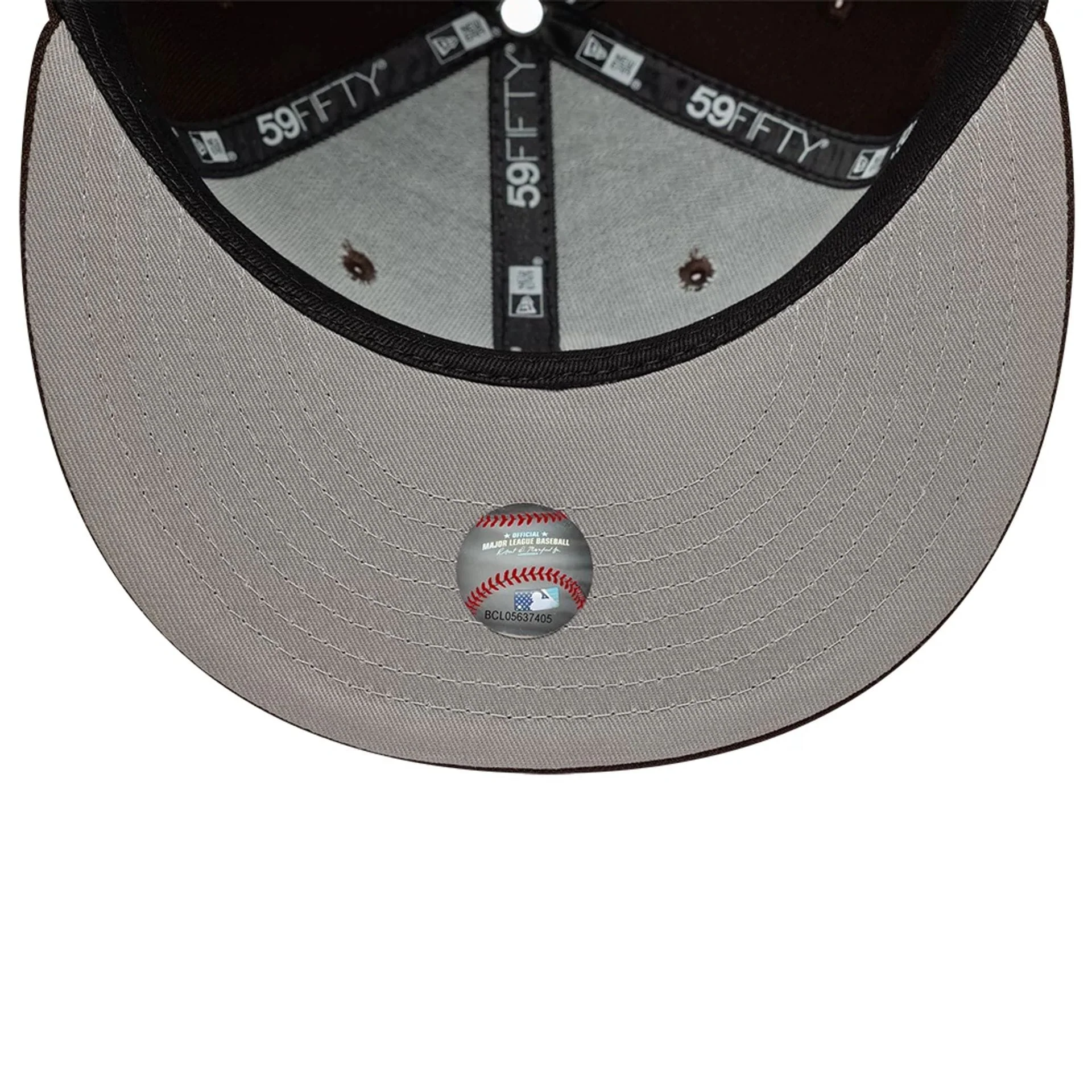Athletics MLB Dark Brown 59FIFTY Fitted Cap