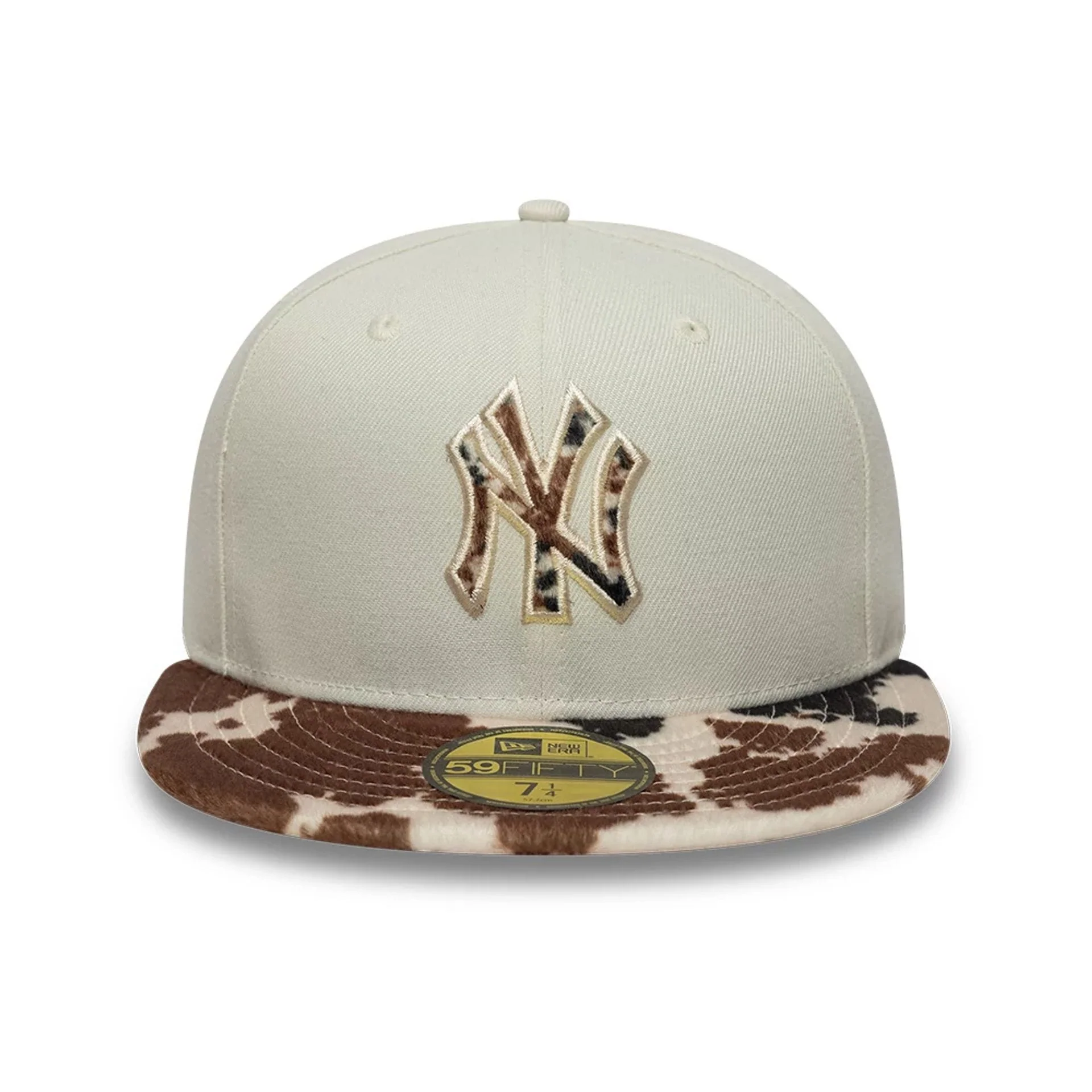 New York Yankees Animal Print Beige 59FIFTY Fitted Cap