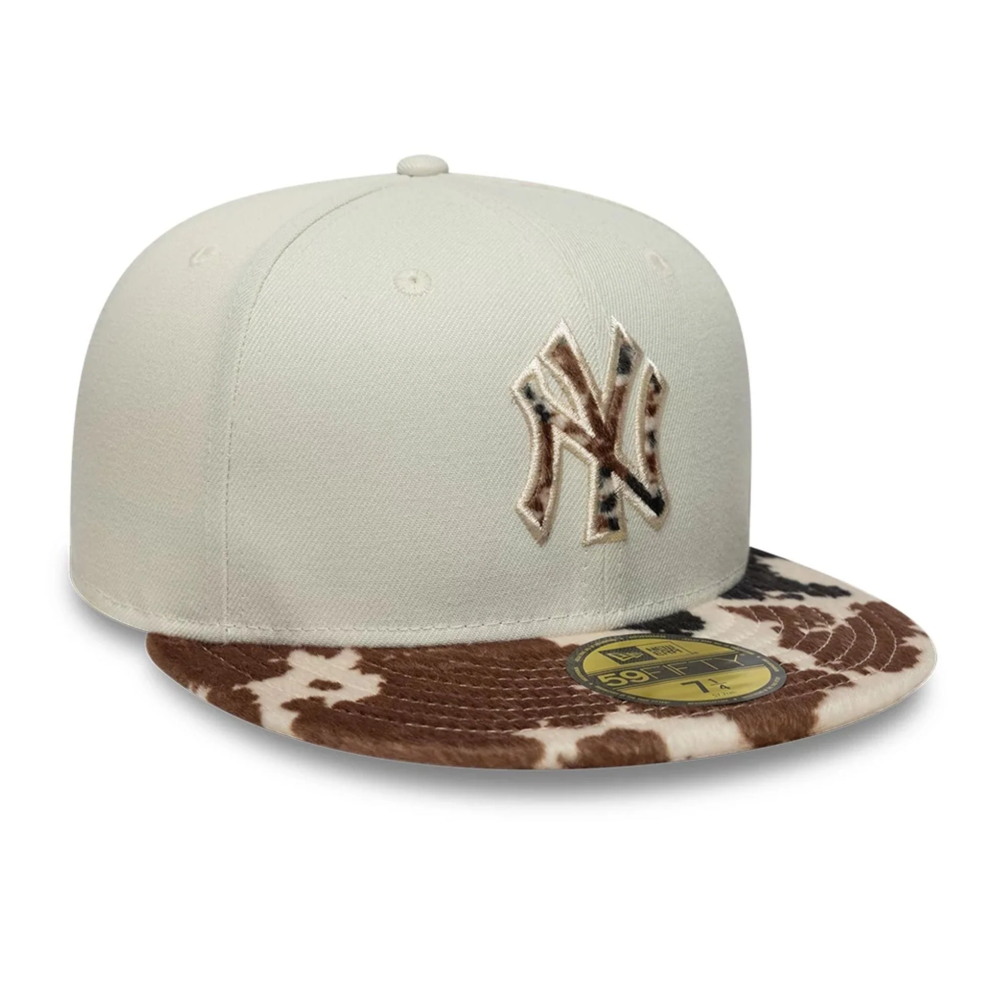 New York Yankees Animal Print Beige 59FIFTY Fitted Cap