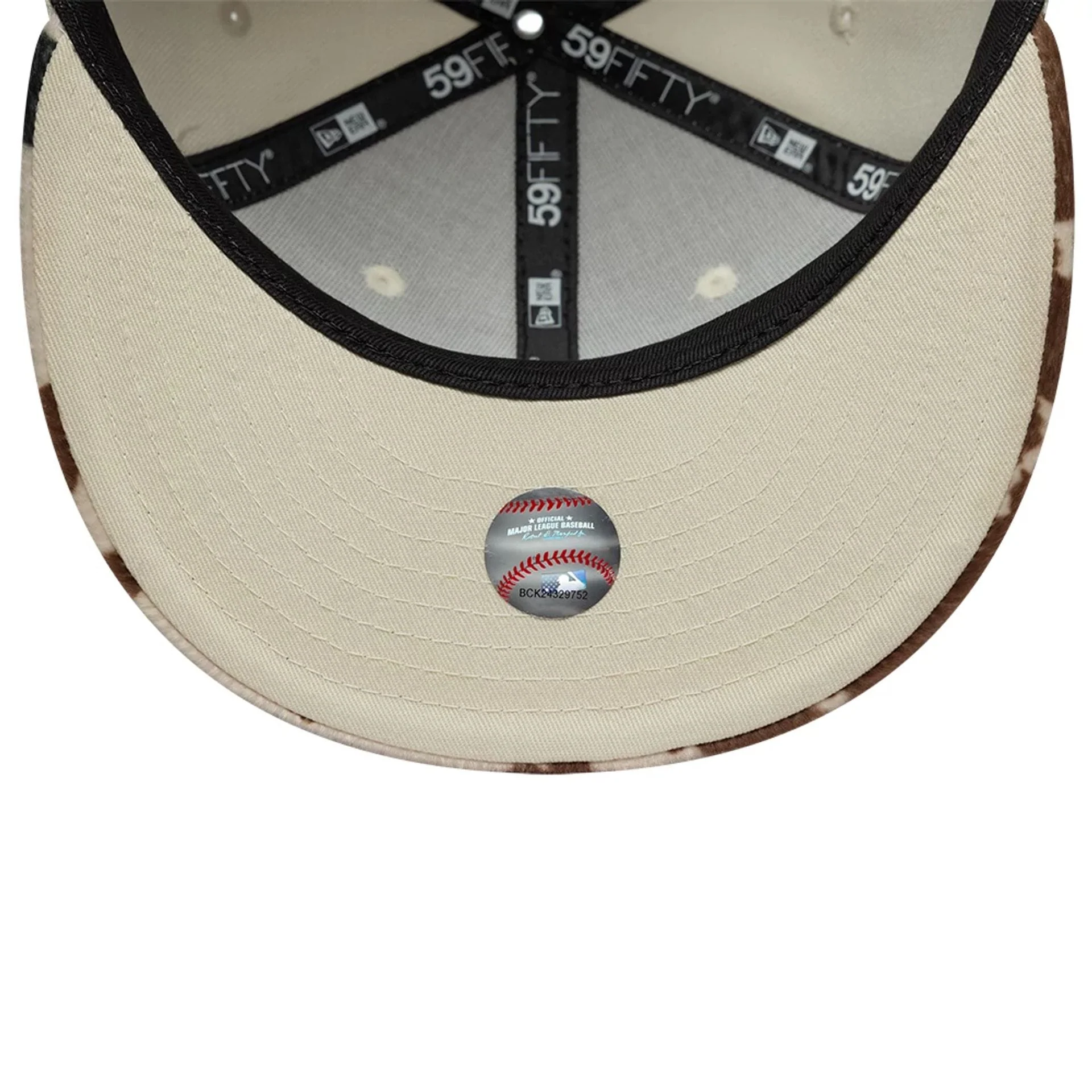 New York Yankees Animal Print Beige 59FIFTY Fitted Cap