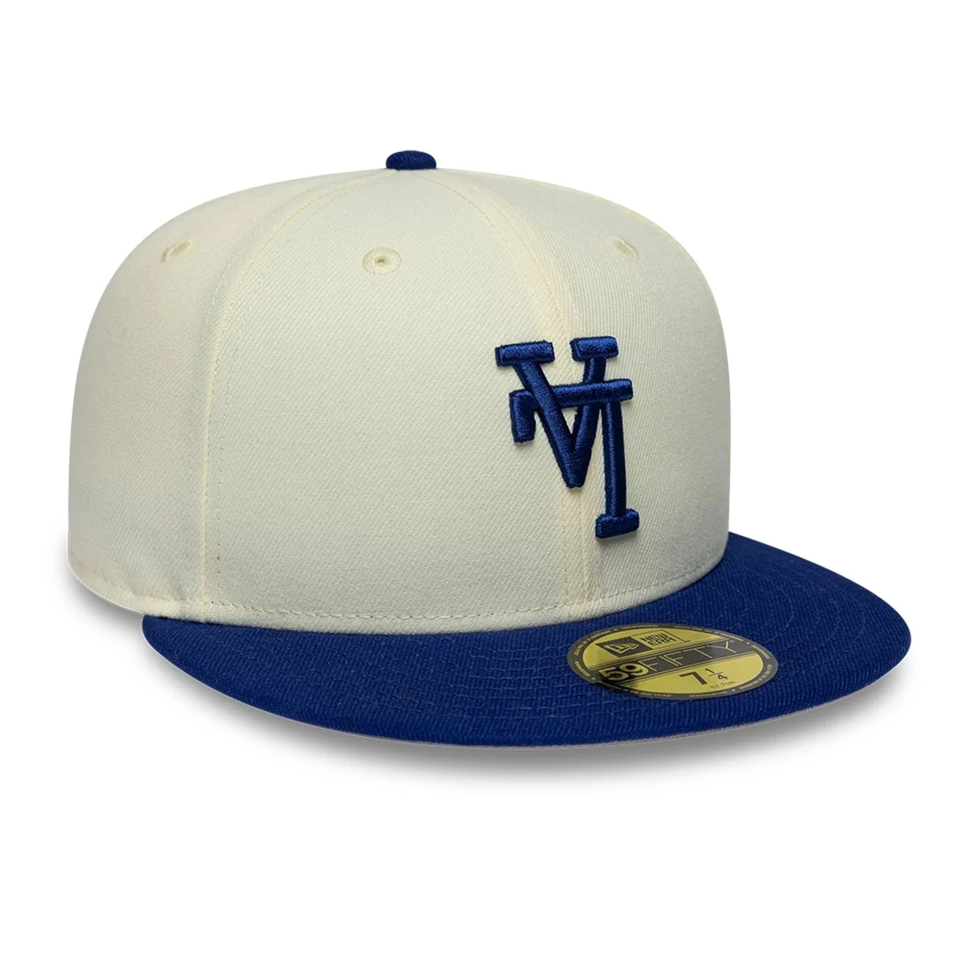 LA Dodgers MLB Upside Down Cream 59FIFTY Fitted Cap