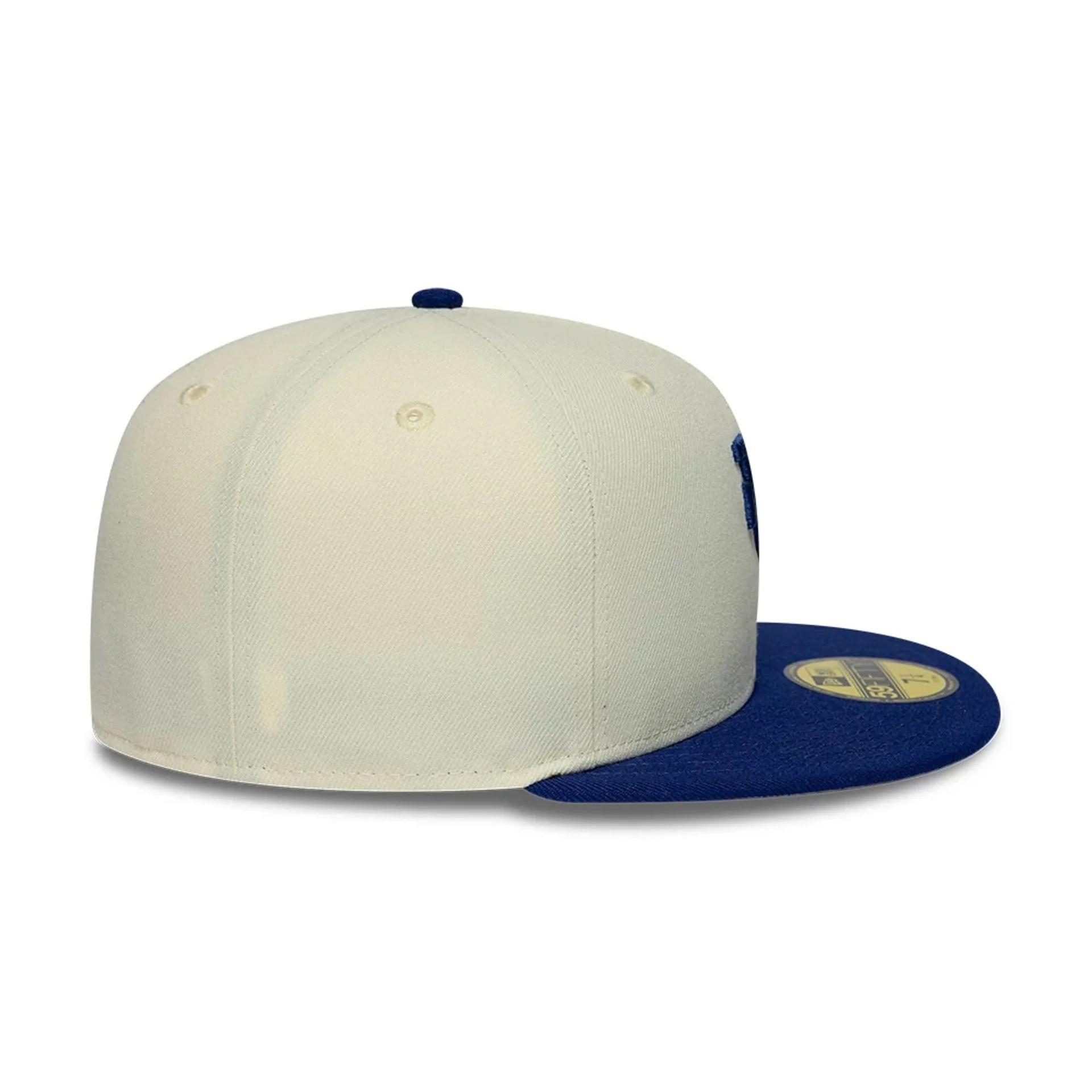 LA Dodgers MLB Upside Down Cream 59FIFTY Fitted Cap