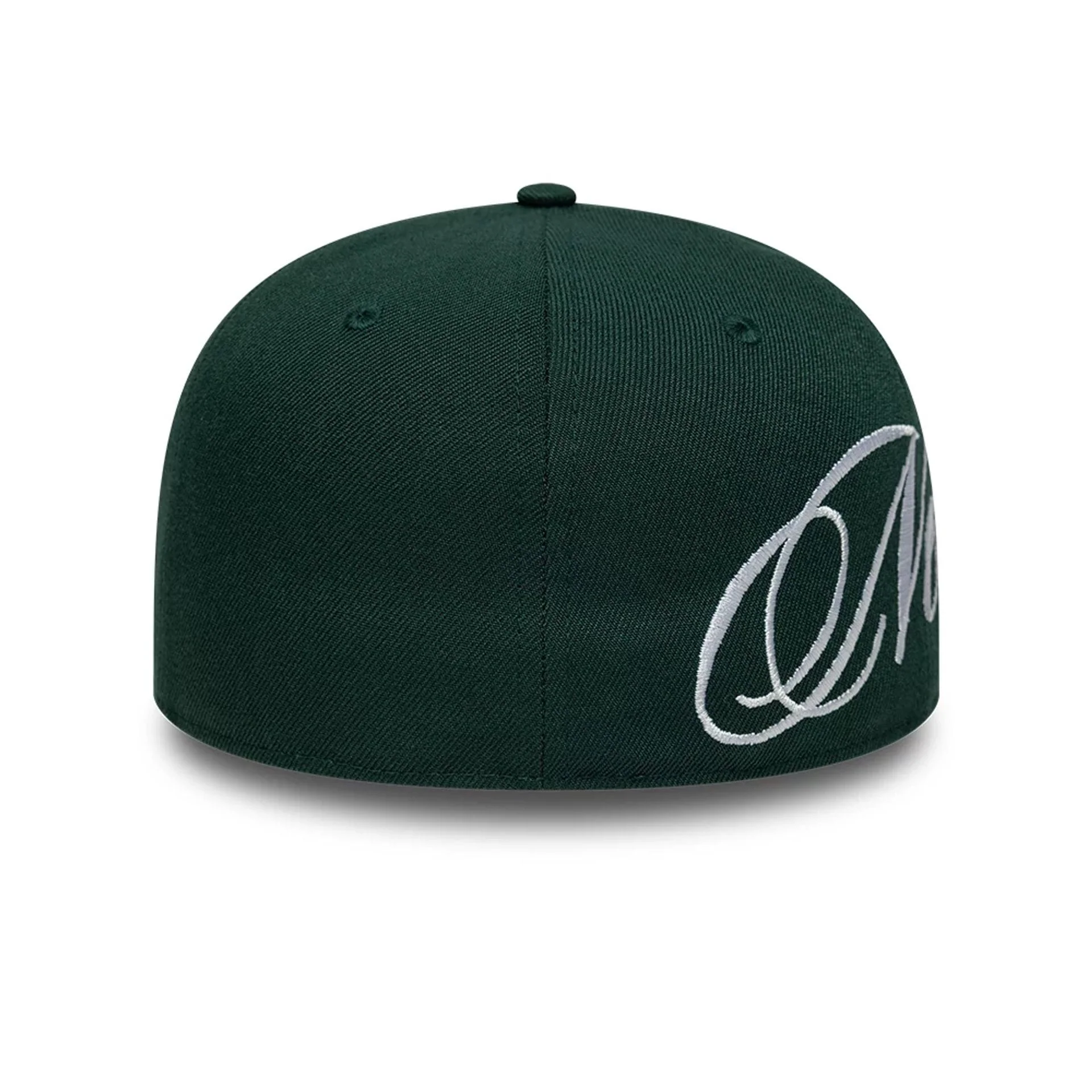 New Era Side Script Dark Green Low Profile 59FIFTY Fitted Cap