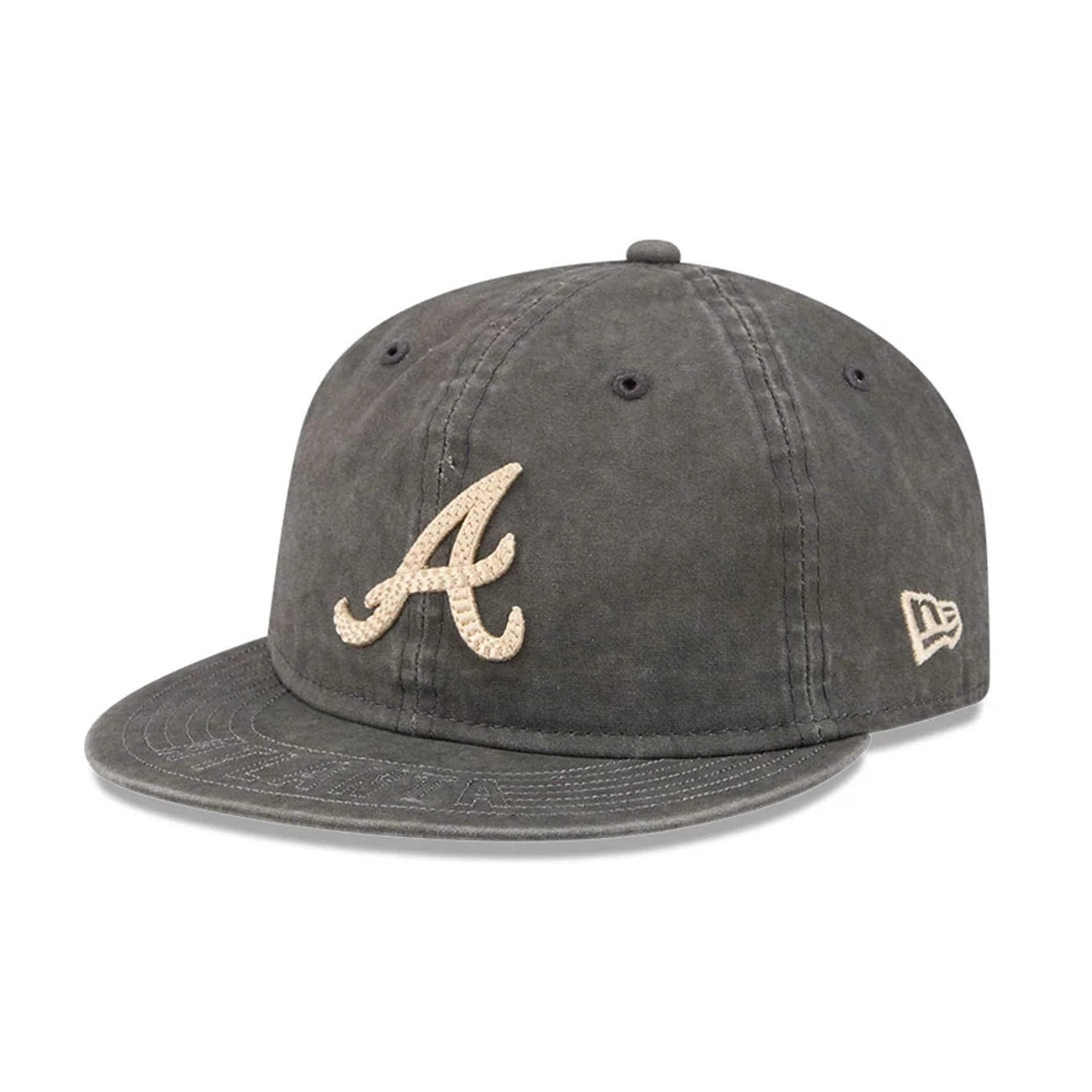 Atlanta Braves MLB 59FIFTY Day Black Retro Crown 59FIFTY Fitted Cap