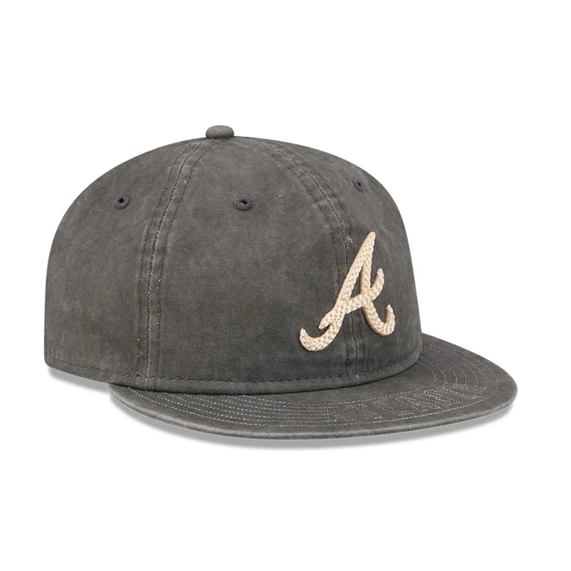 Atlanta Braves MLB 59FIFTY Day Black Retro Crown 59FIFTY Fitted Cap