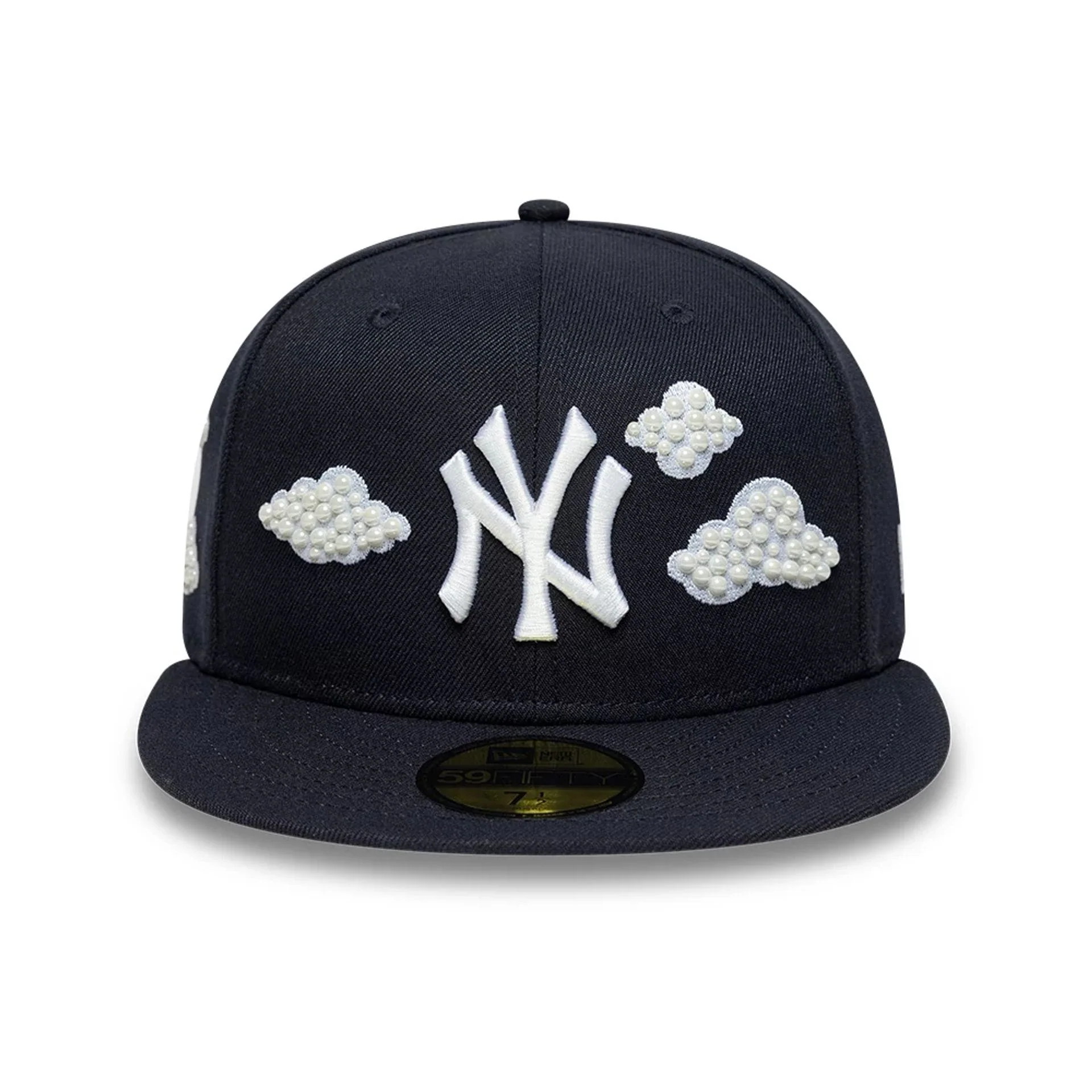 New York Yankees MLB Faux Pearl Cloud Navy 59FIFTY Fitted Cap