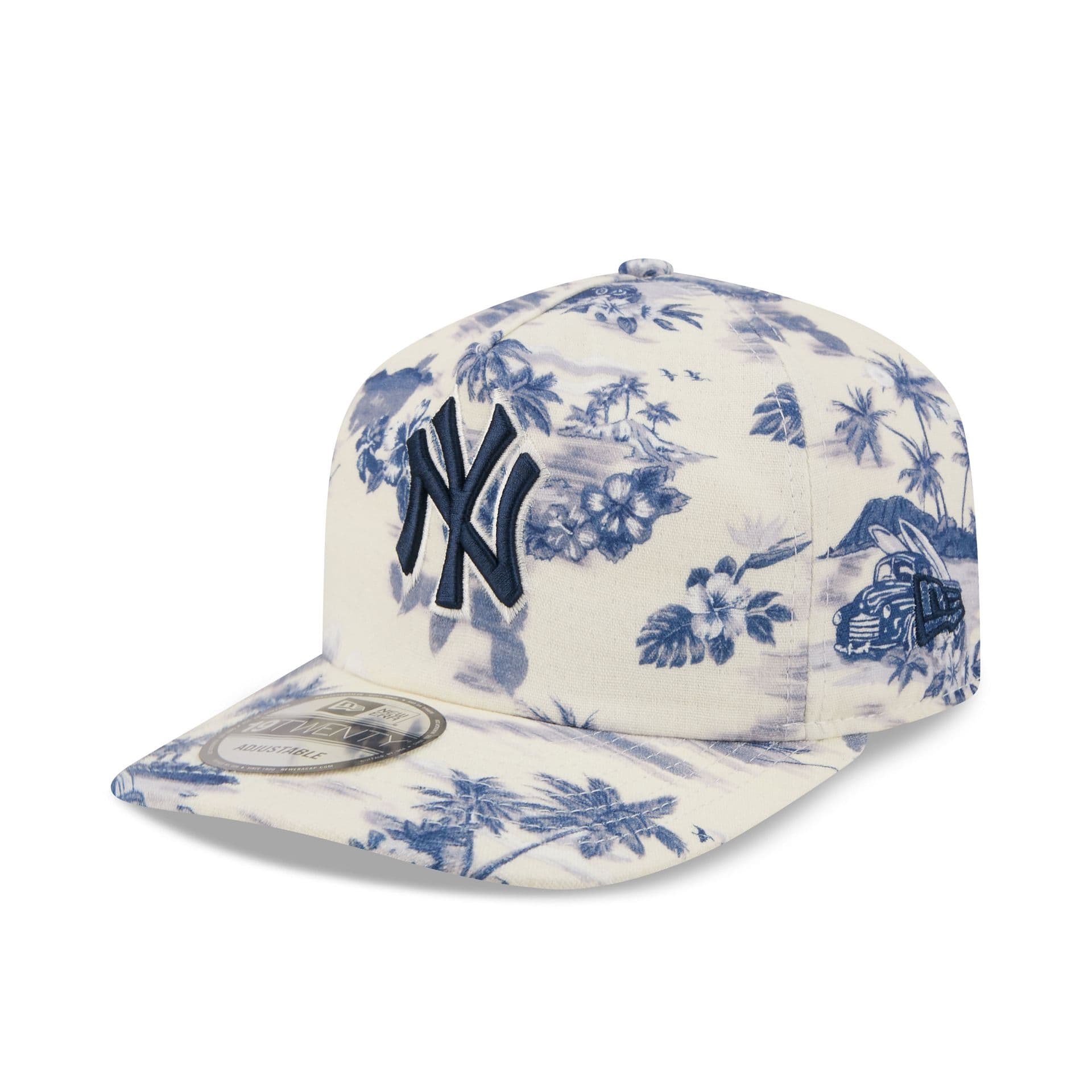 New York Yankees MLB Tropics Navy 19TWENTY Adjustable Cap