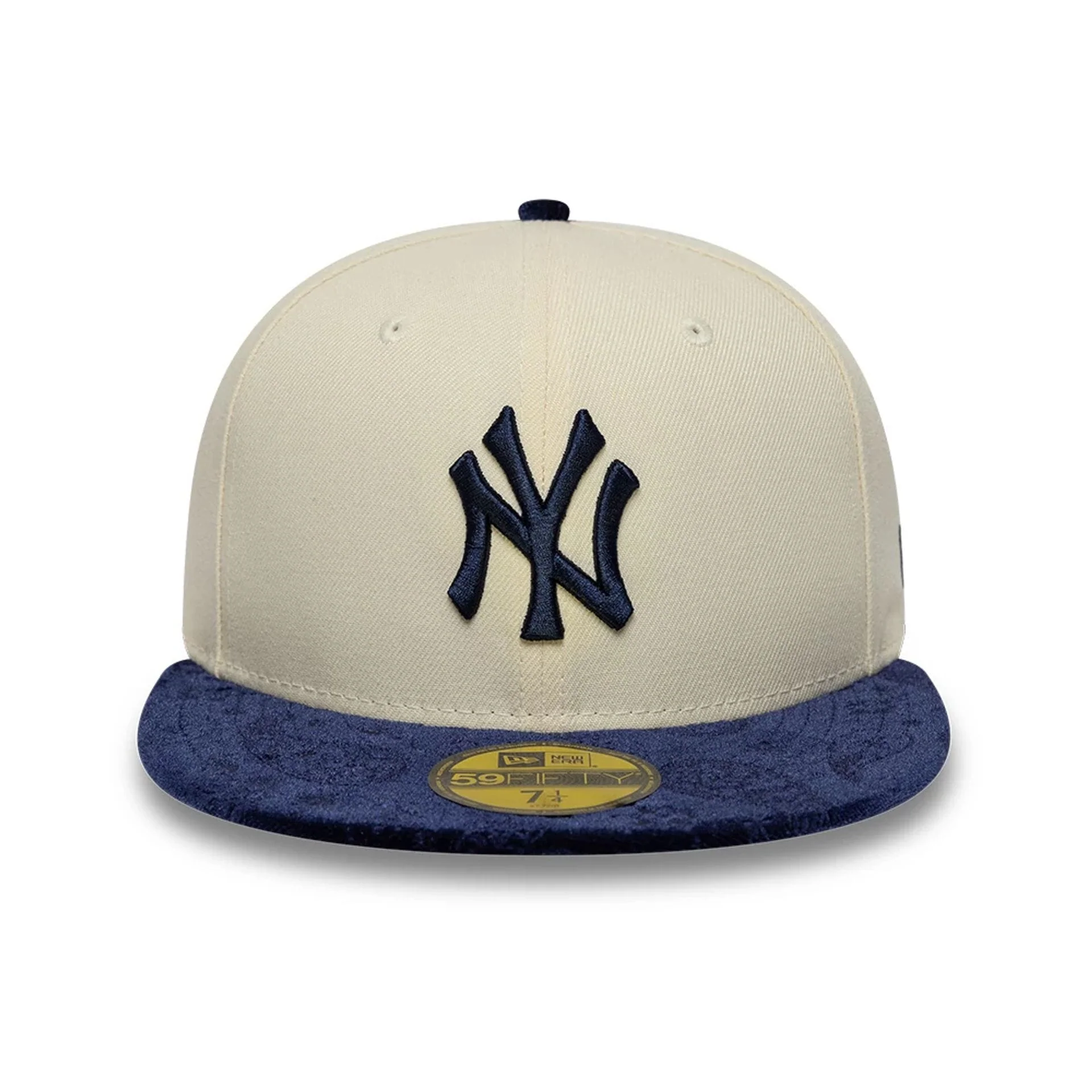 New York Yankees MLB Paisley Visor Cream 59FIFTY Fitted Cap