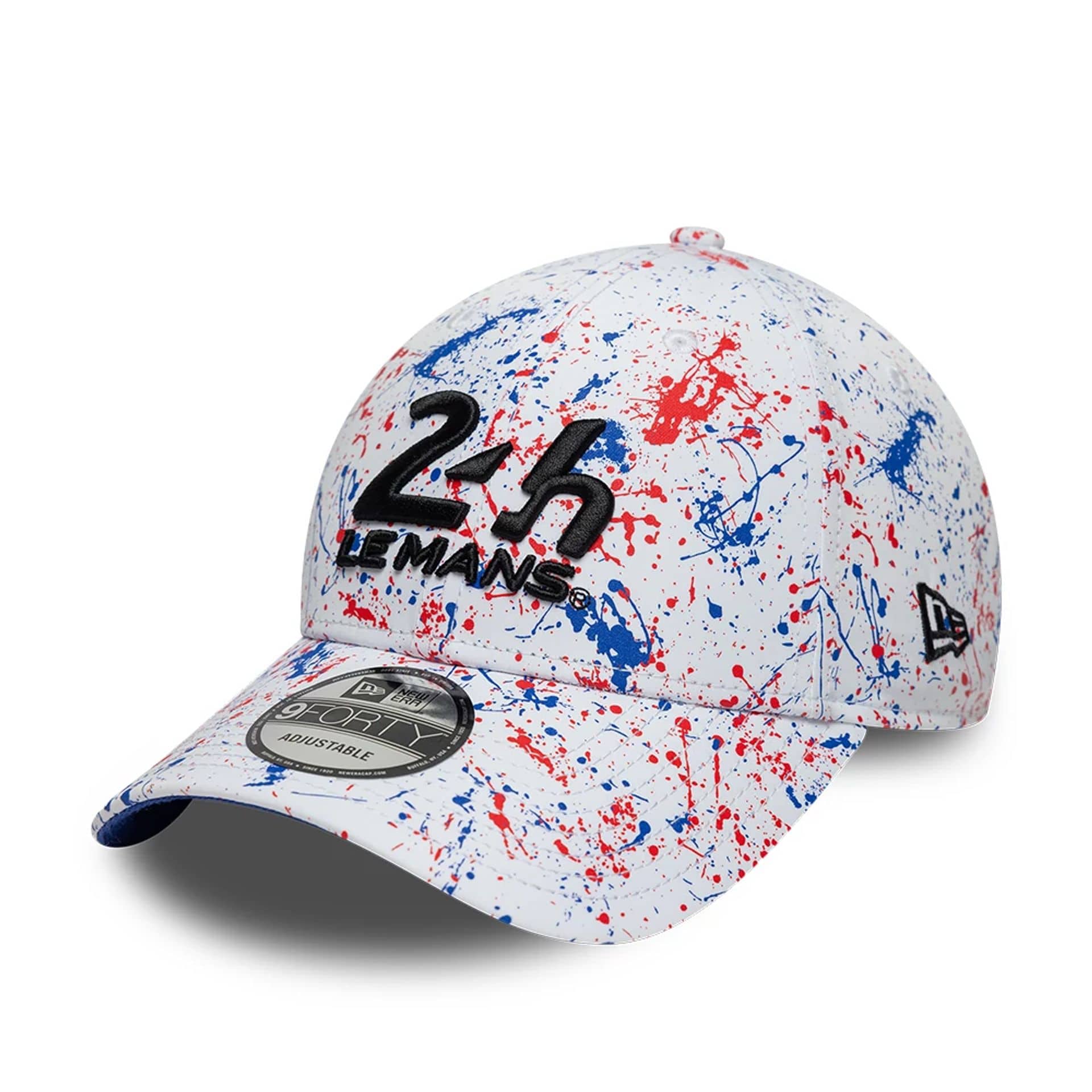413-24hr-le-mans-print-white-9forty-adjustable-cap-1.jpg 24HR Le Mans Print White 9FORTY Adjustable Cap