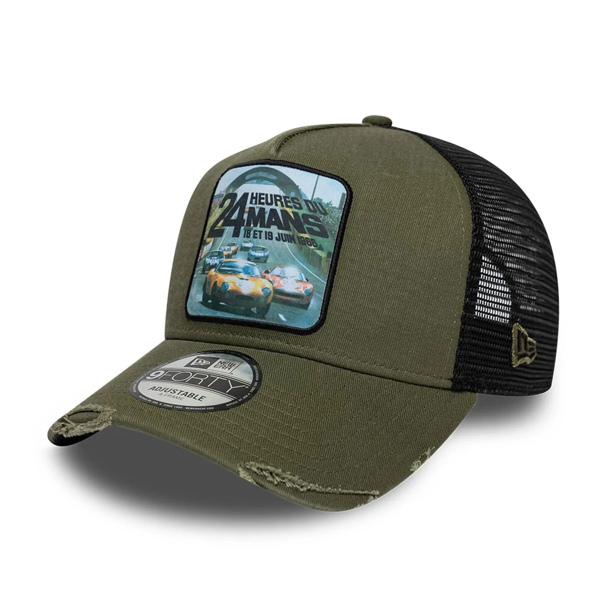 415-24hr-le-mans-washed-graphic-green-9forty-a-frame-trucker-adjustable-cap-1.webp 24HR Le Mans Washed Graphic Green 9FORTY A-Frame Trucker Adjustable Cap