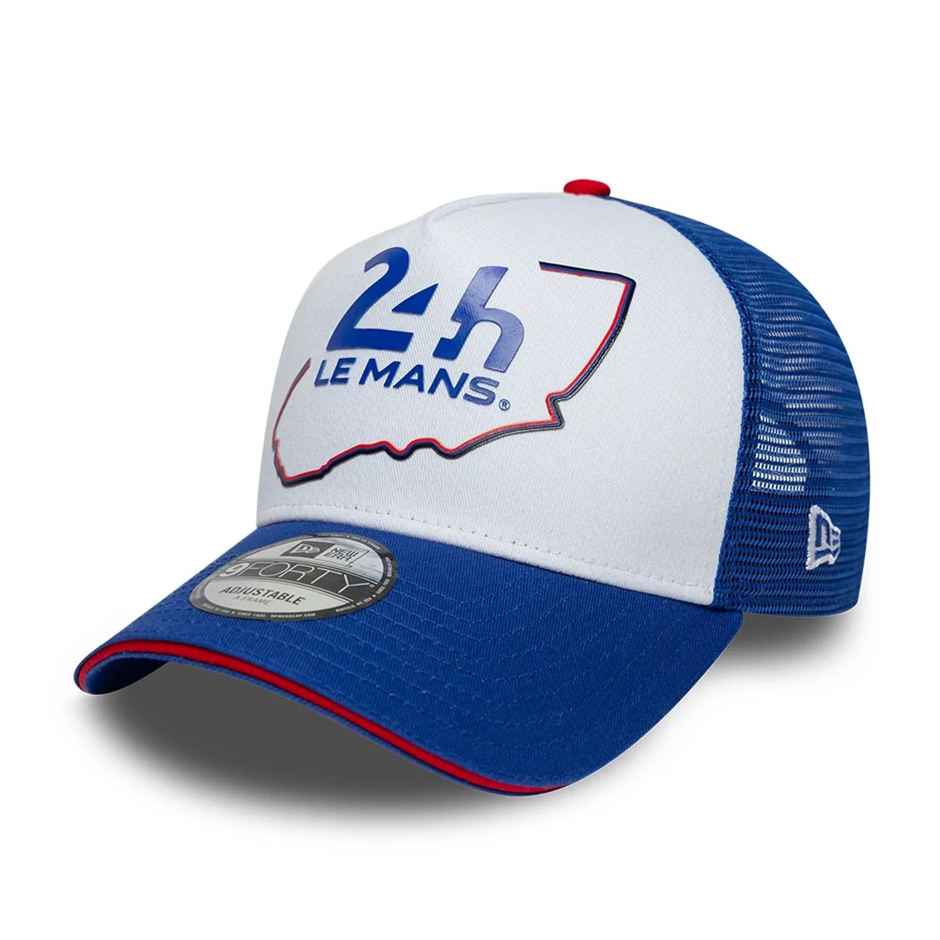 418-24hr-le-mans-track-blue-9forty-a-frame-trucker-adjustable-cap-1.webp 24HR Le Mans Track Blue 9FORTY A-Frame Trucker Adjustable Cap