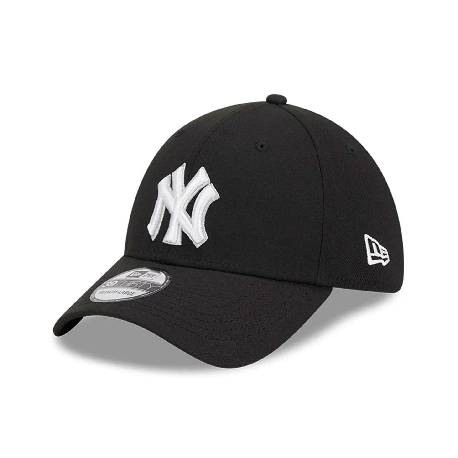 New York Yankees MLB Evergreen Black 39THIRTY Stretch Fit Cap