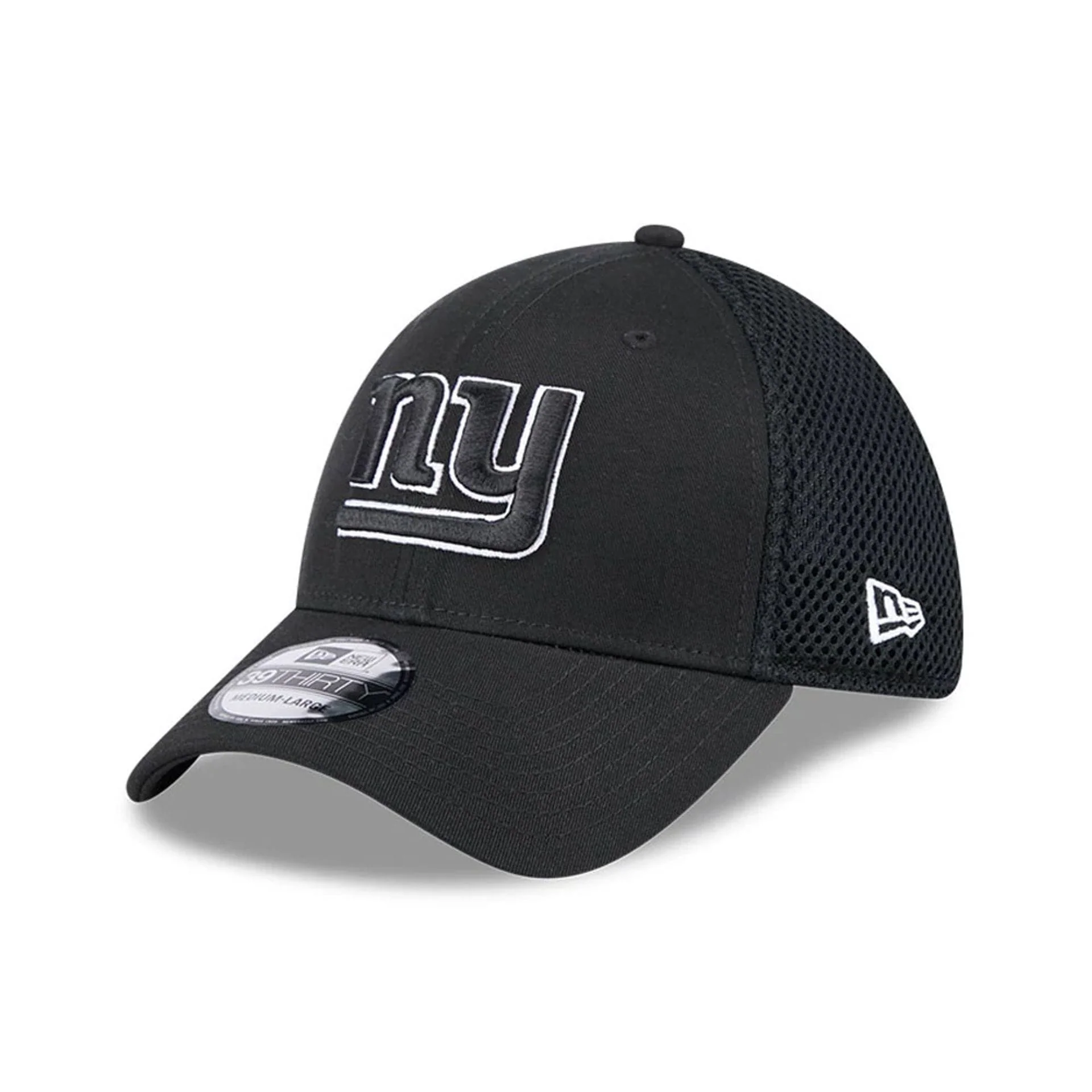 New York Giants NFL Evergreen Neo Black 39THIRTY Stretch Fit Cap